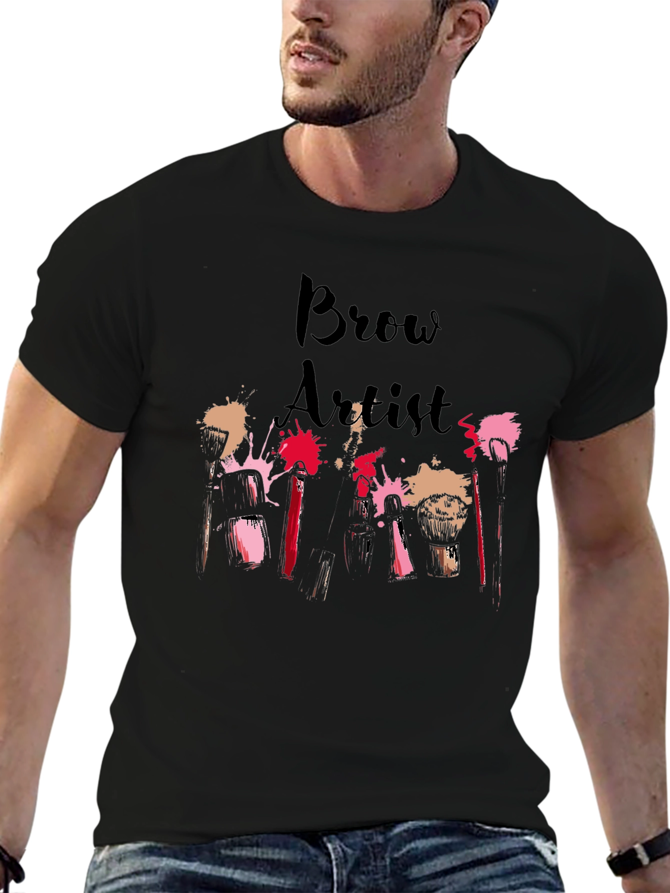 Brow Artist T-Shirt - Makeup & Beauty Design
