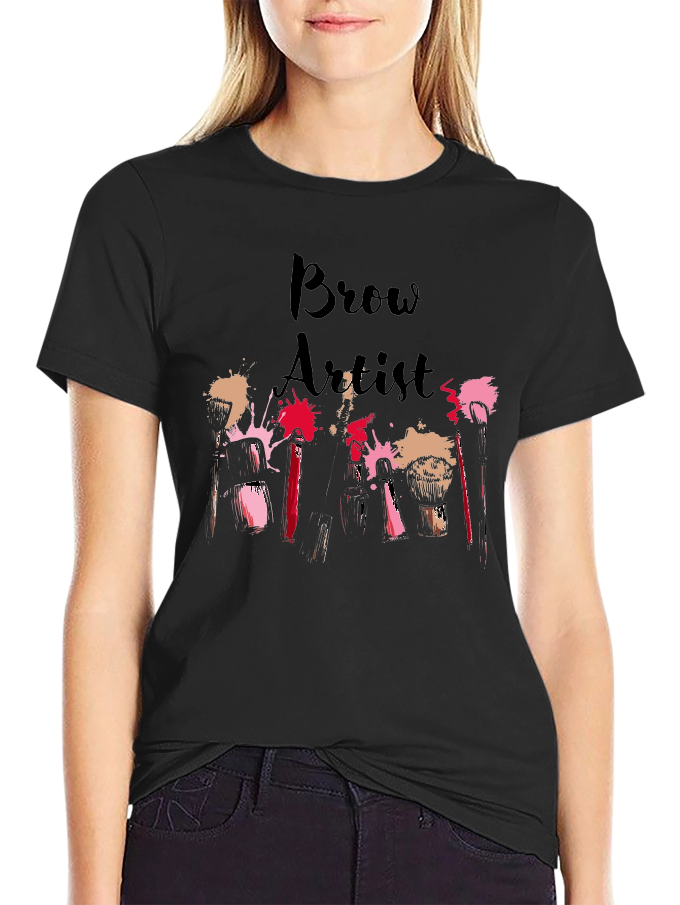 Brow Artist T-Shirt - Makeup & Beauty Design