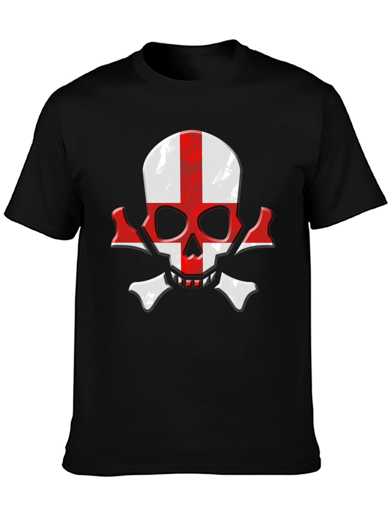 England Flag Skull & Crossbones Graphic Tee