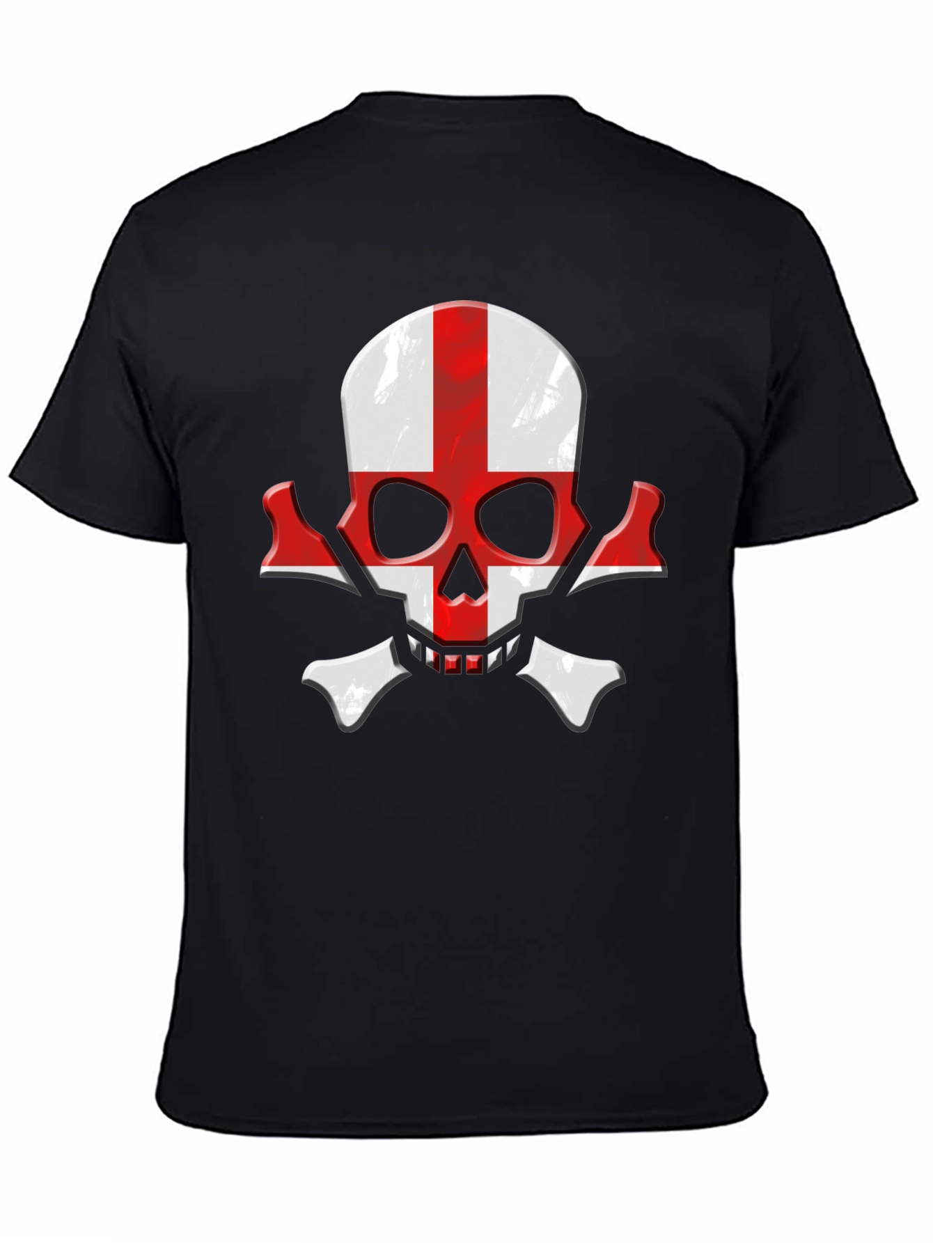 England Flag Skull & Crossbones Graphic Tee