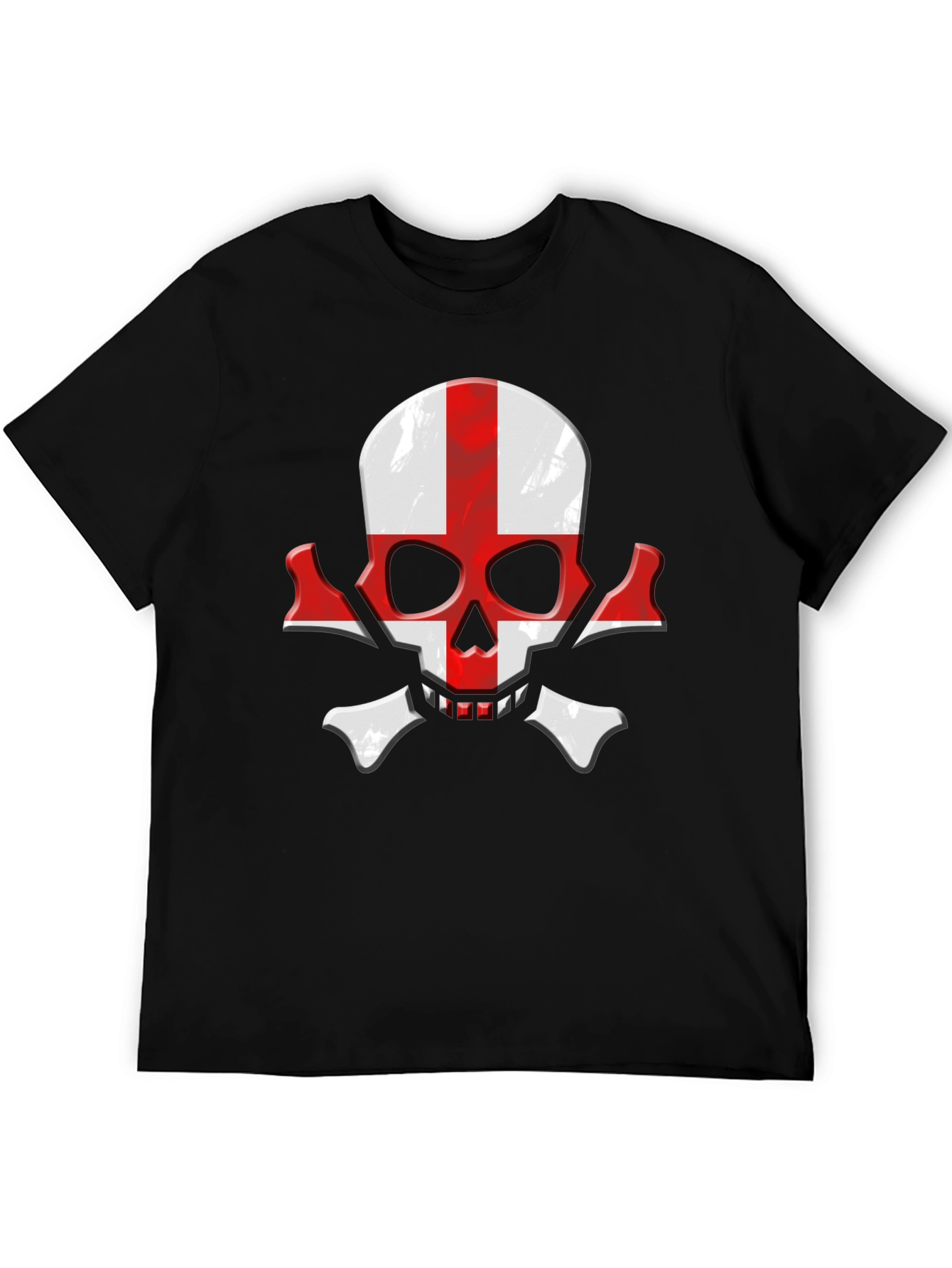 England Flag Skull & Crossbones Graphic Tee