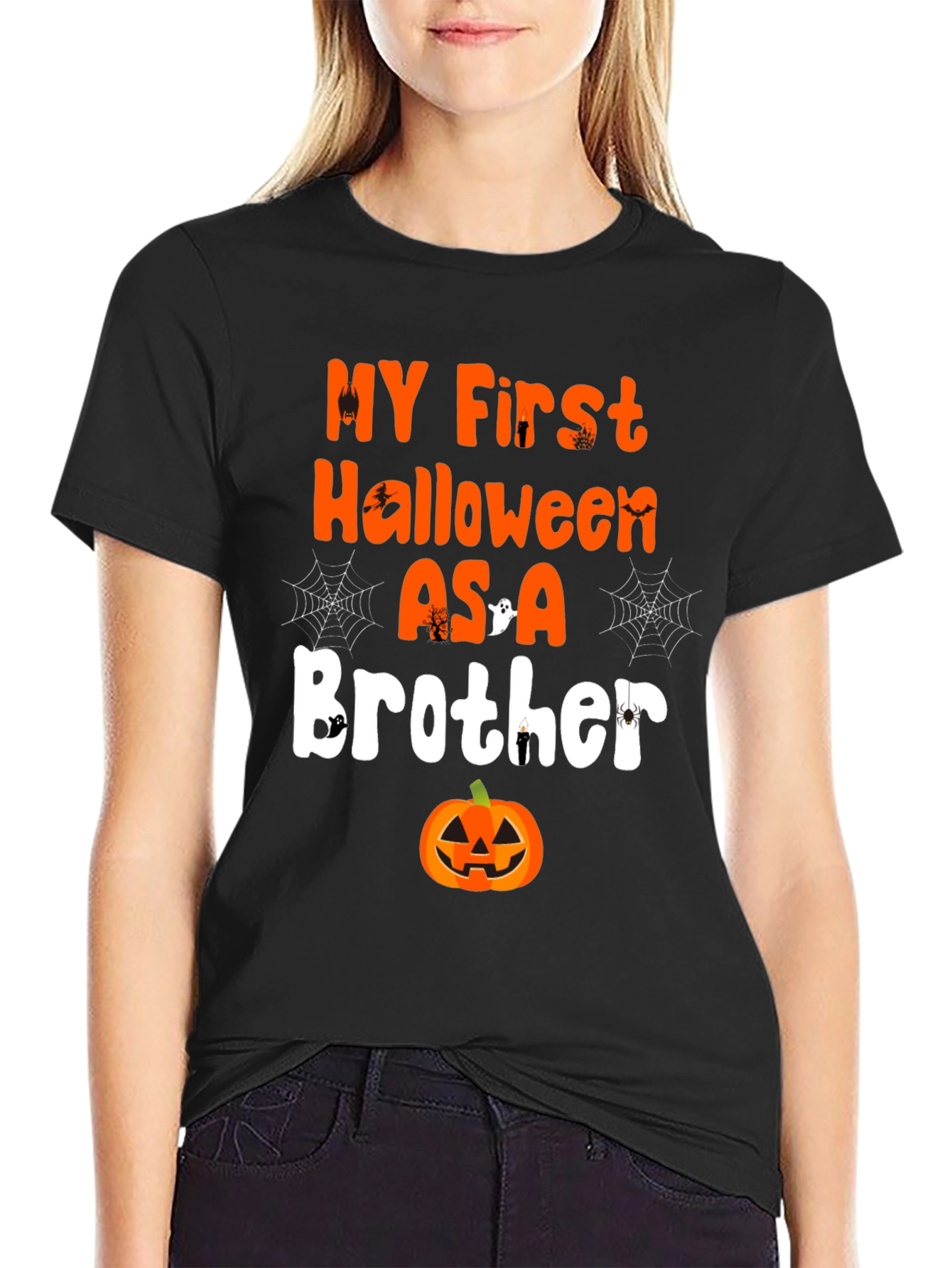 My First Halloween As A Brother T-Shirt