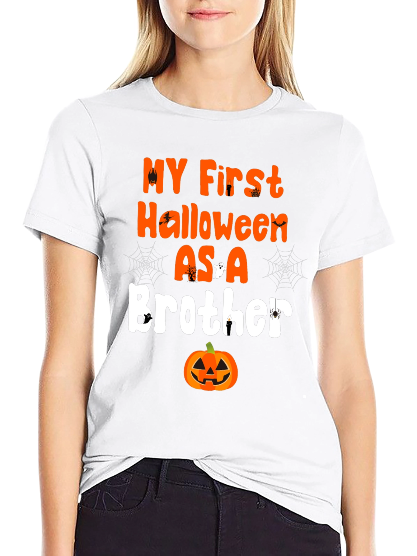 My First Halloween As A Brother T-Shirt