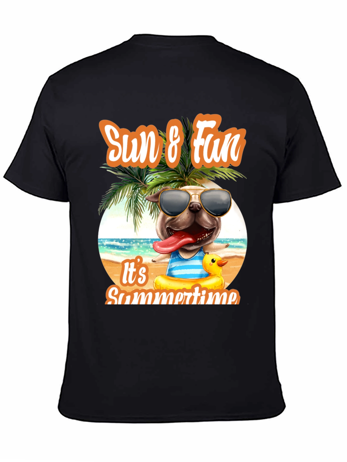 Sun & Fun Dog Graphic Tee: Summer Vibes