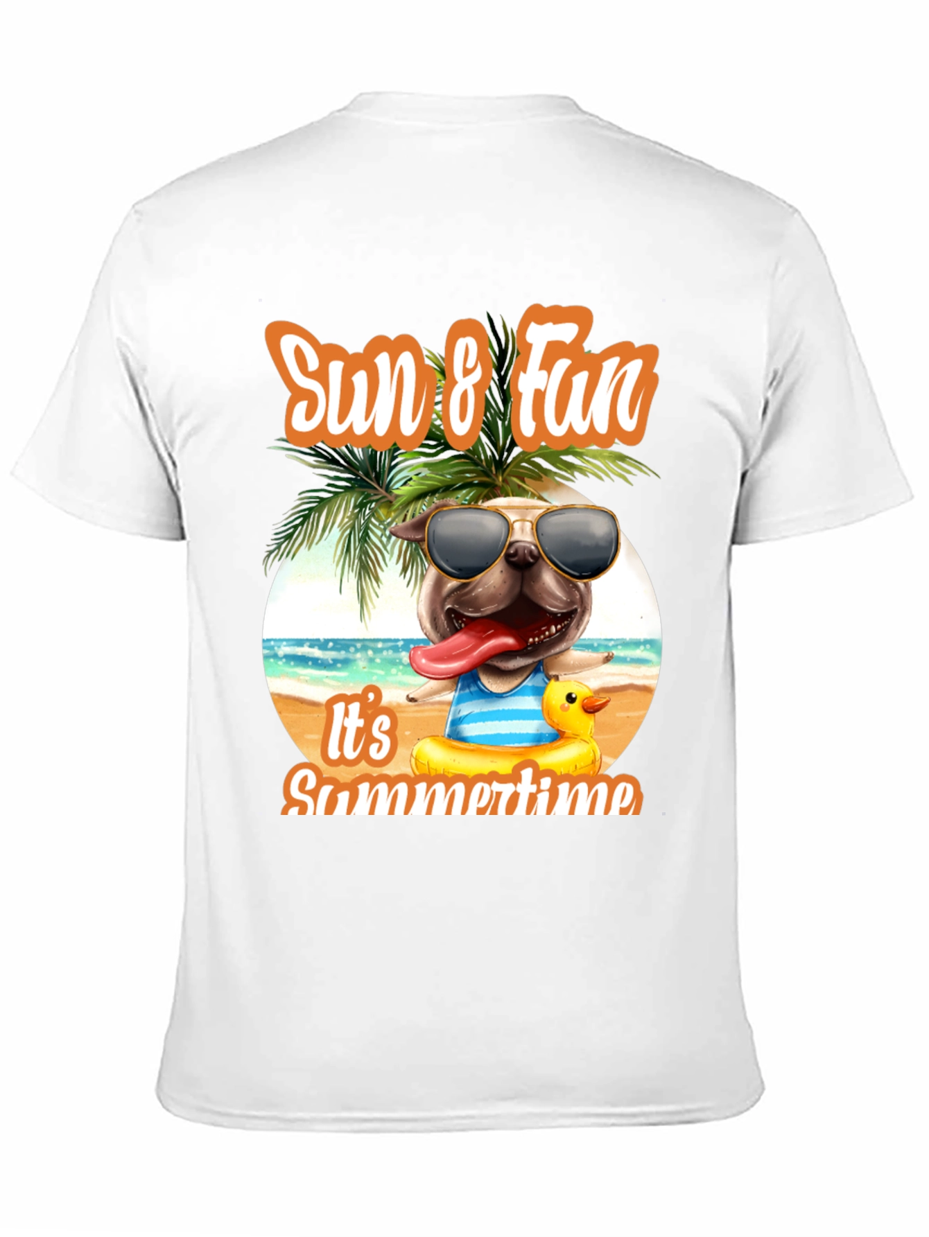 Sun & Fun Dog Graphic Tee: Summer Vibes