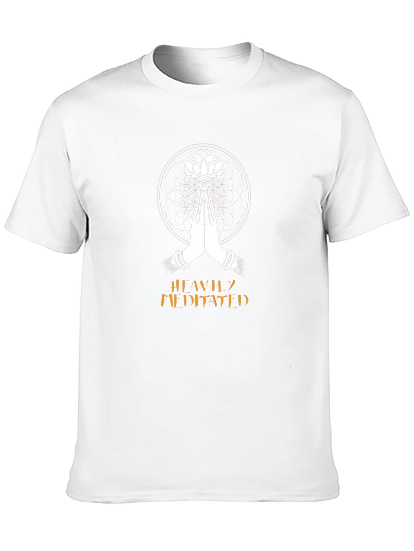 Meditate Graphic Tee - Black Cotton T-Shirt