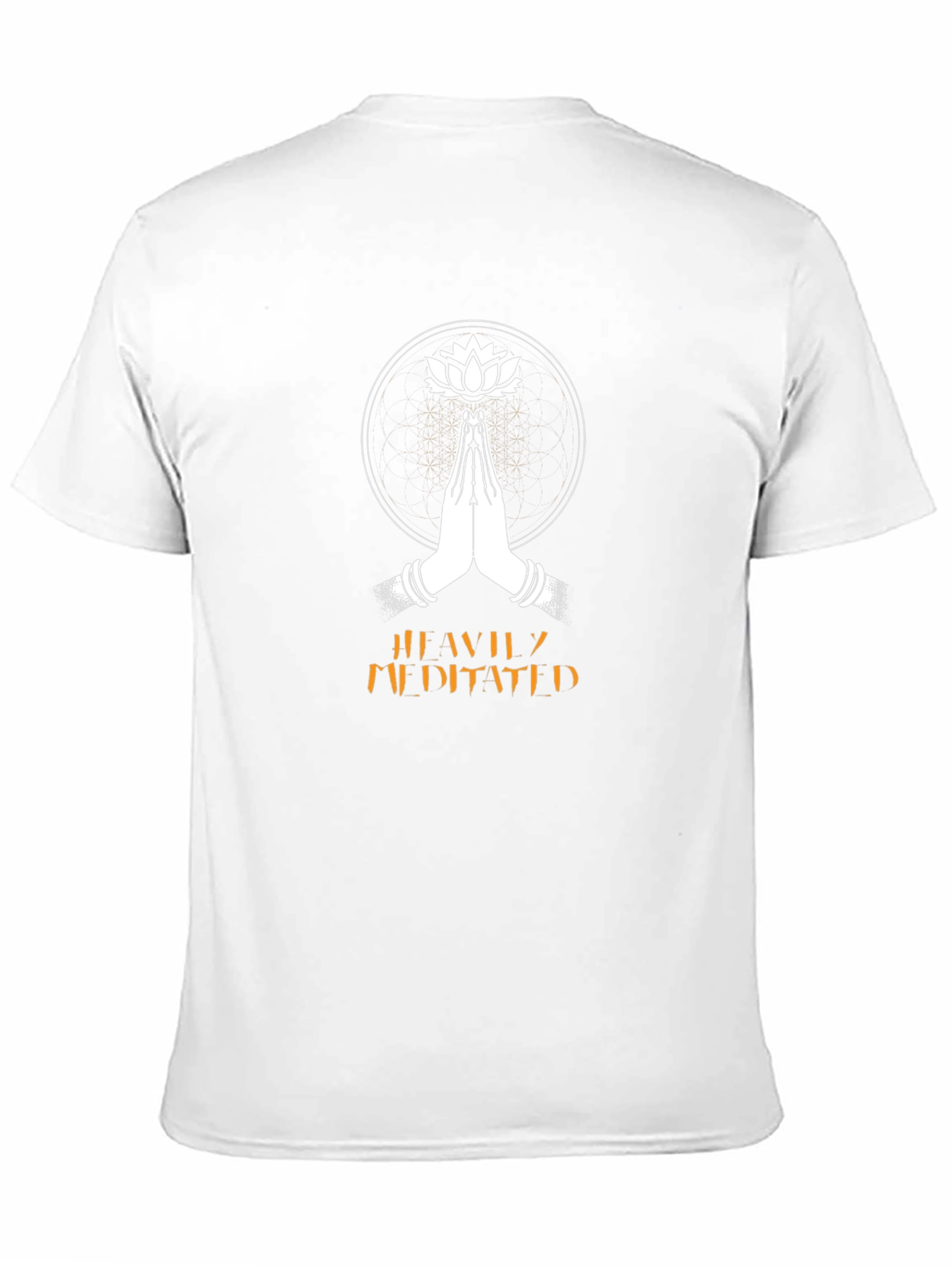 Meditate Graphic Tee - Black Cotton T-Shirt