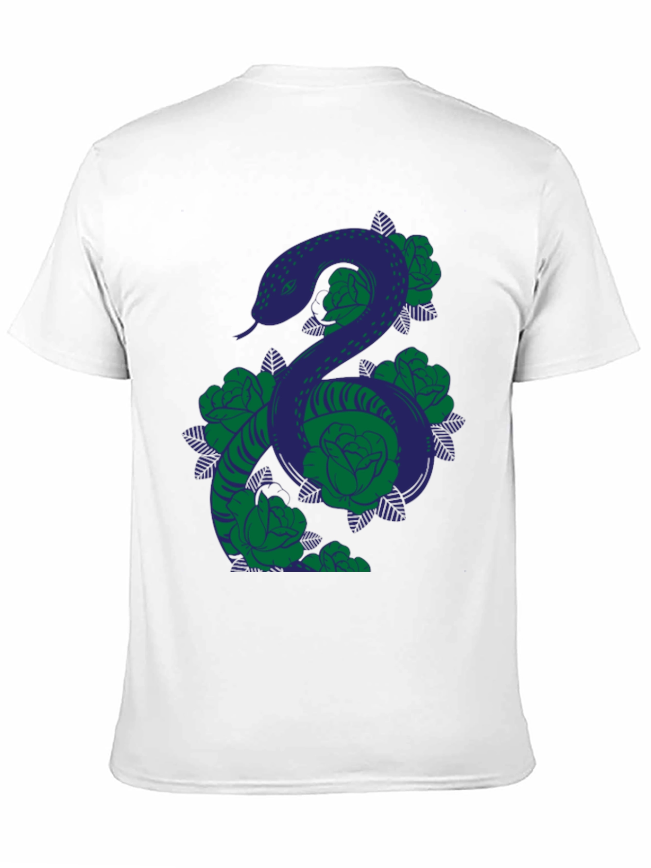 Snake & Roses Graphic T-Shirt