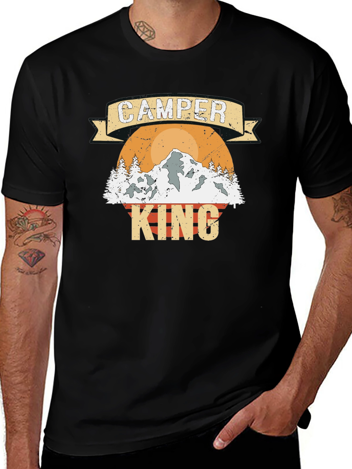 Camper King Graphic Tee - Adventure Ready!