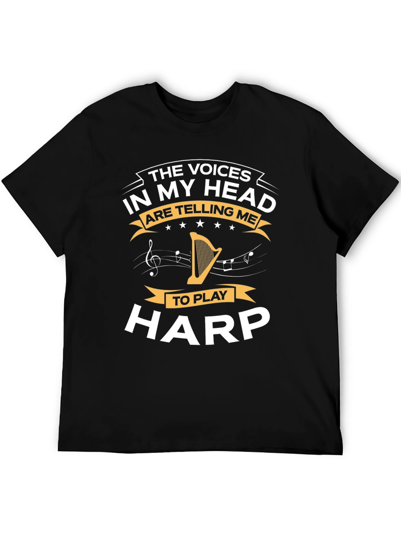 Voices in My Head Harp T-Shirt