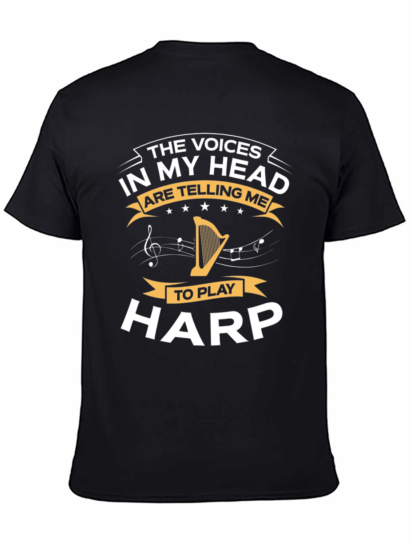 Voices in My Head Harp T-Shirt