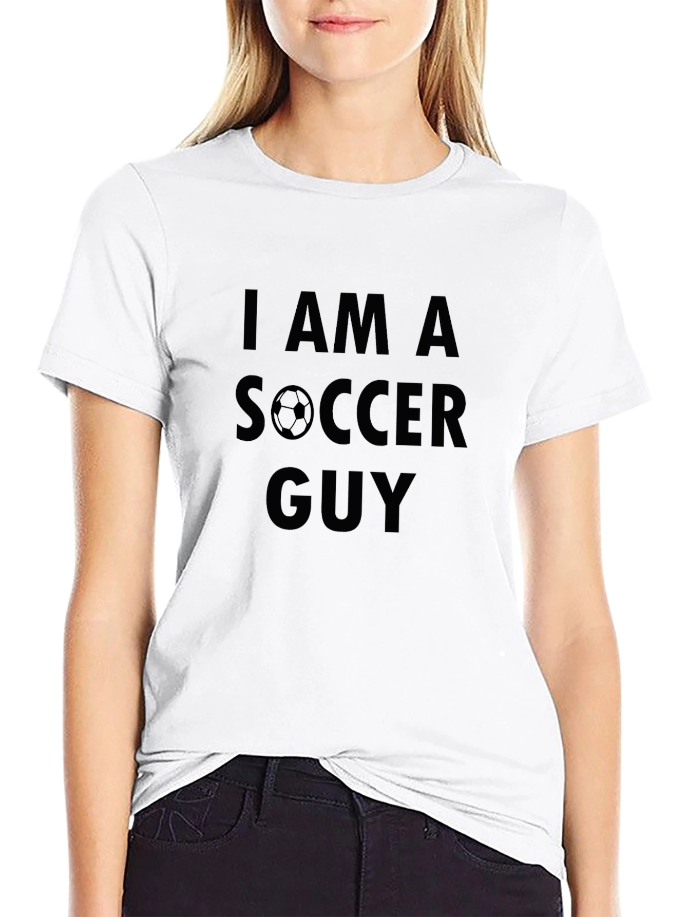 I am a Soccer Guy Black T-Shirt