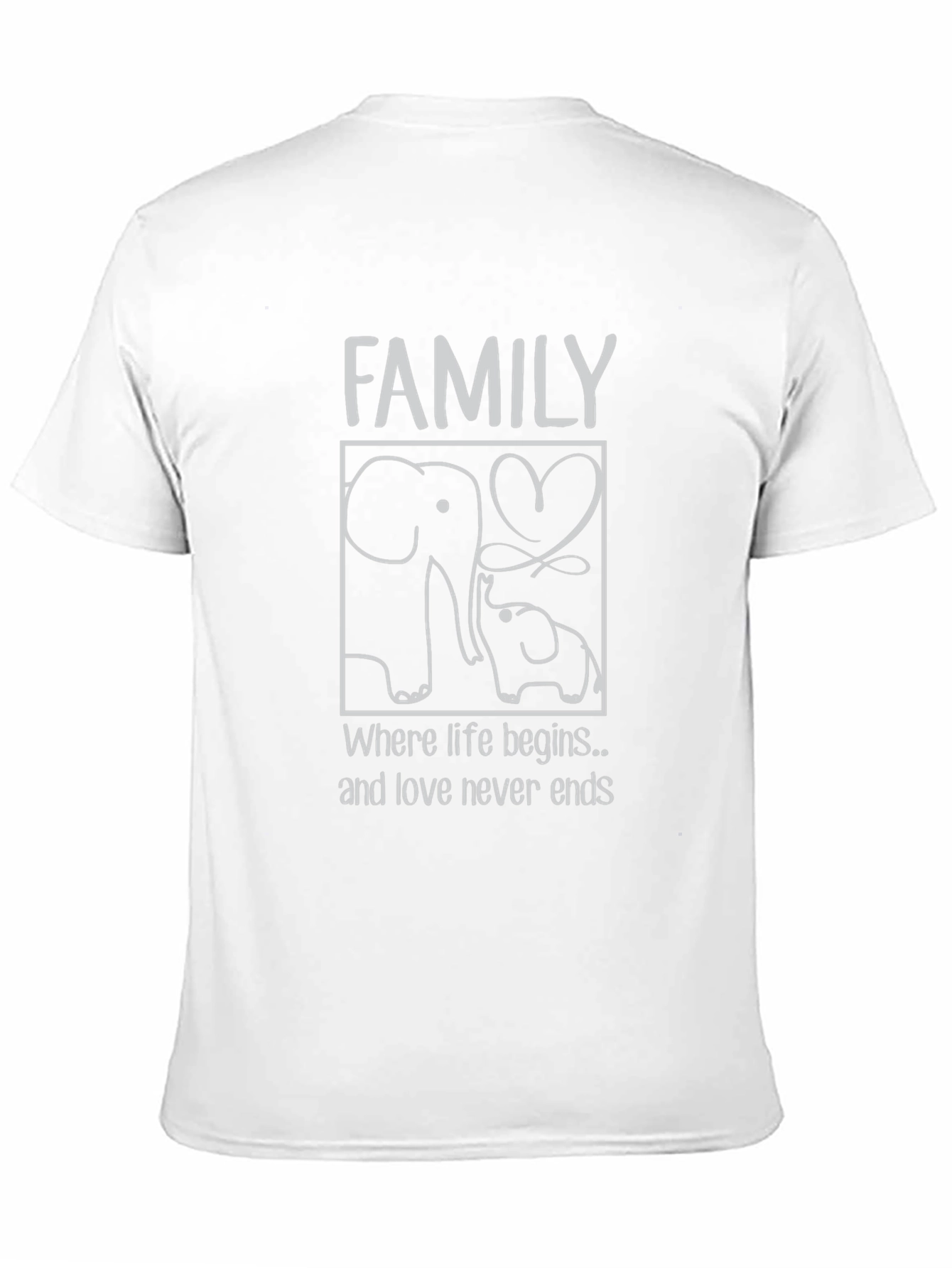 Elephant Family Love T-Shirt