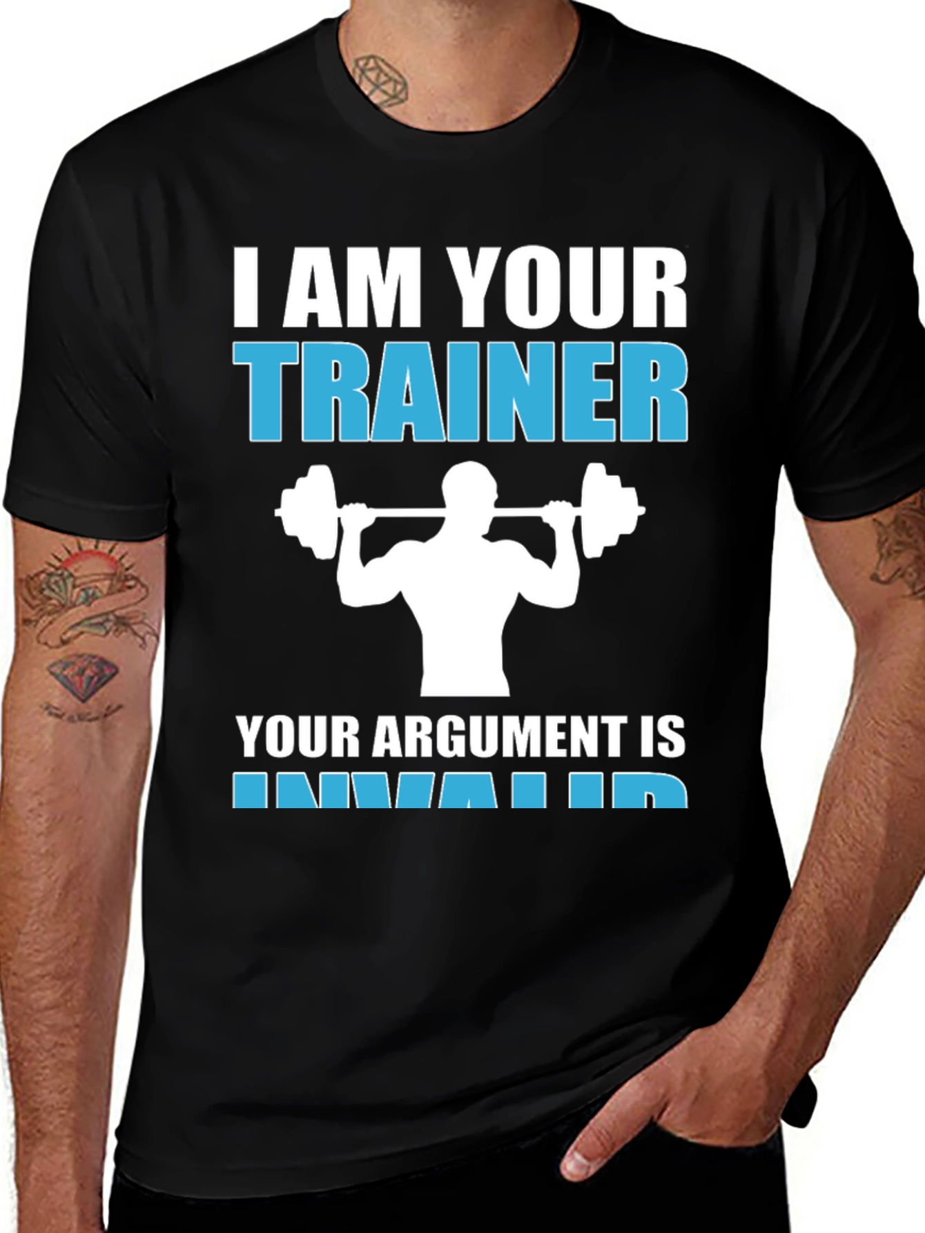 I Am Your Trainer Funny Gym Workout T-Shirt