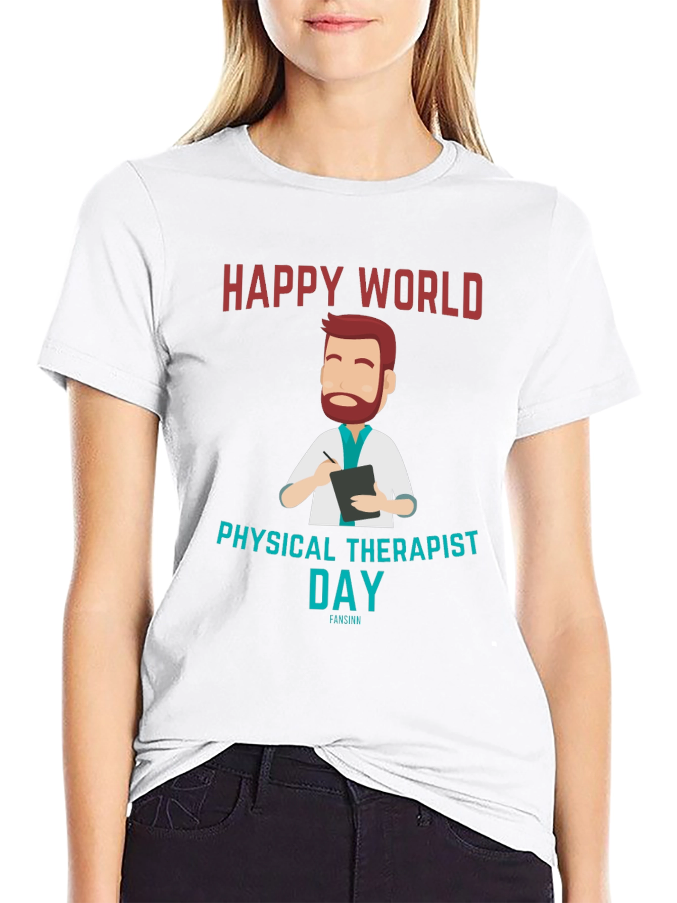 Happy World Physical Therapist Day Black T-Shirt