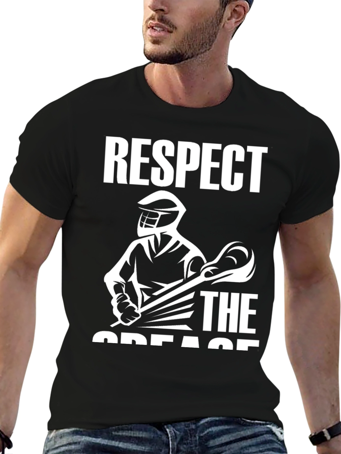 Respect The Crease Lacrosse Graphic Tee