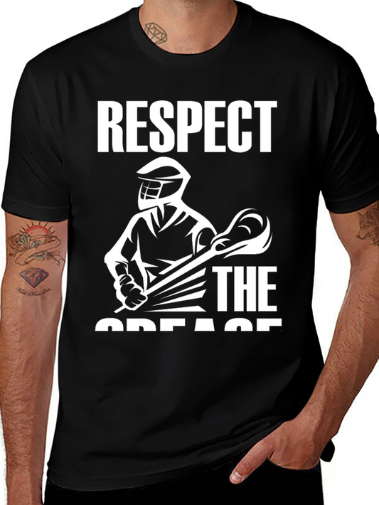 Respect The Crease Lacrosse Graphic Tee