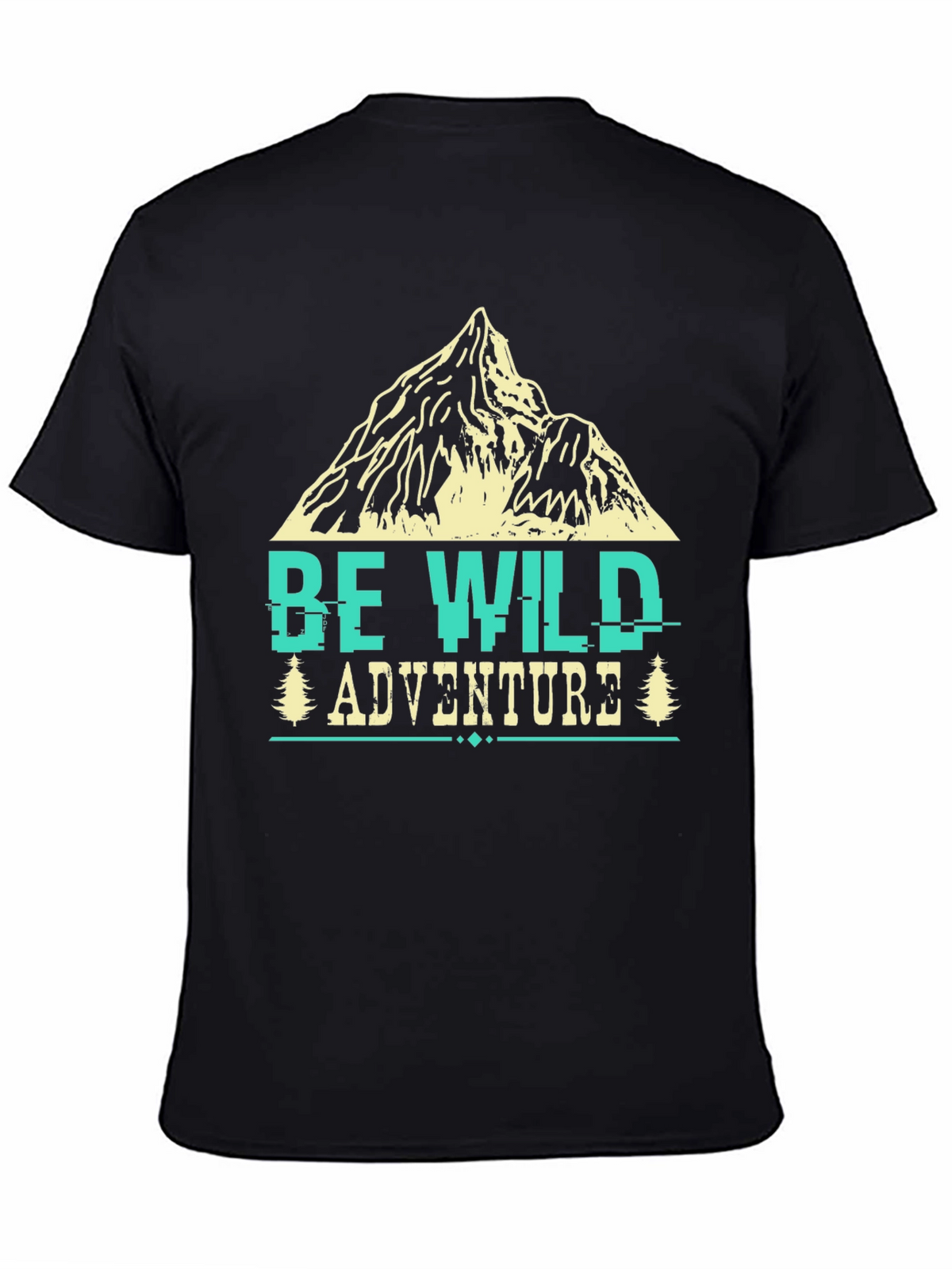 Be Wild Adventure Tee - Mountain Graphic