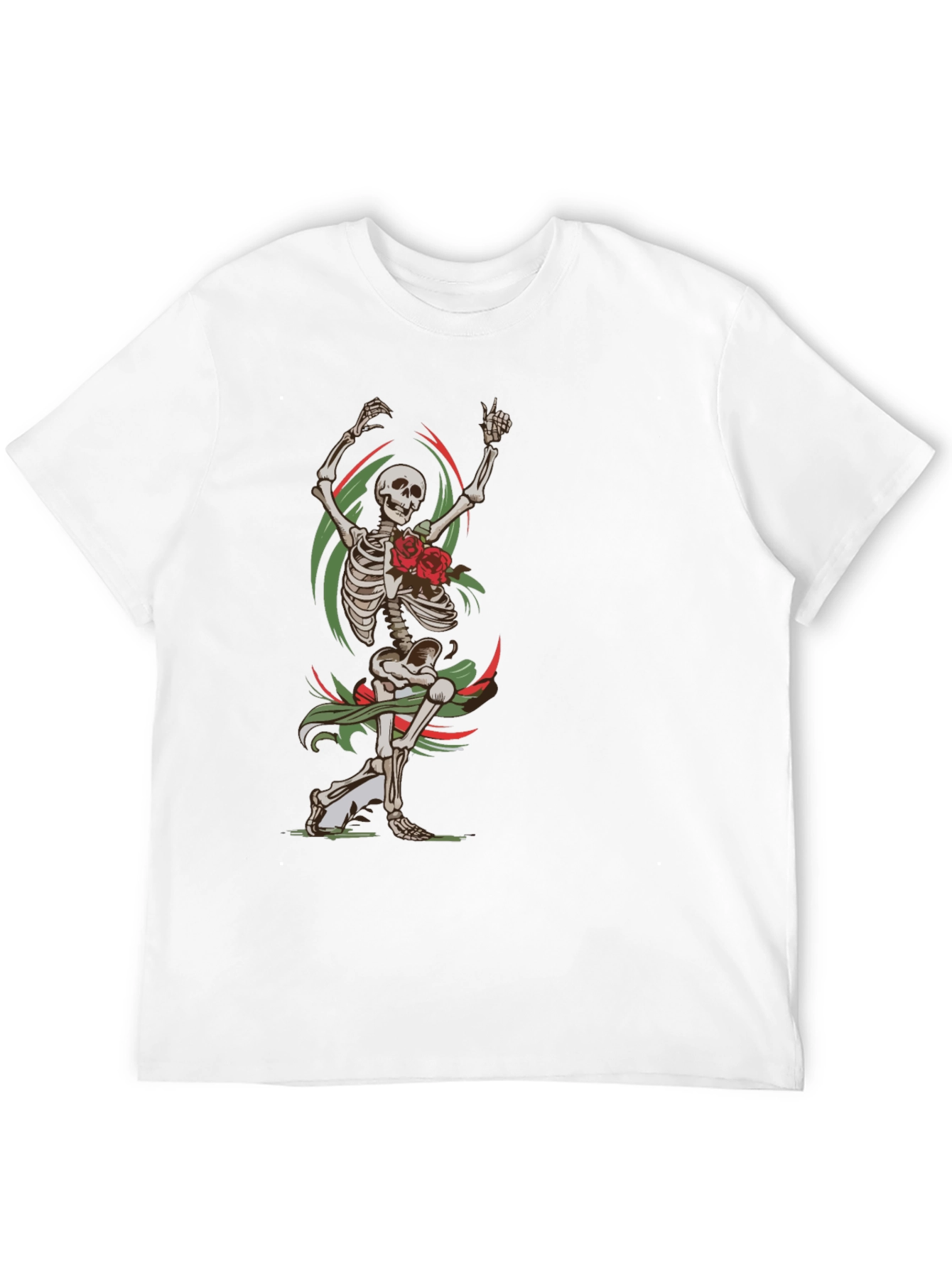 Skeleton Rose Graphic Tee - Rock Your Style