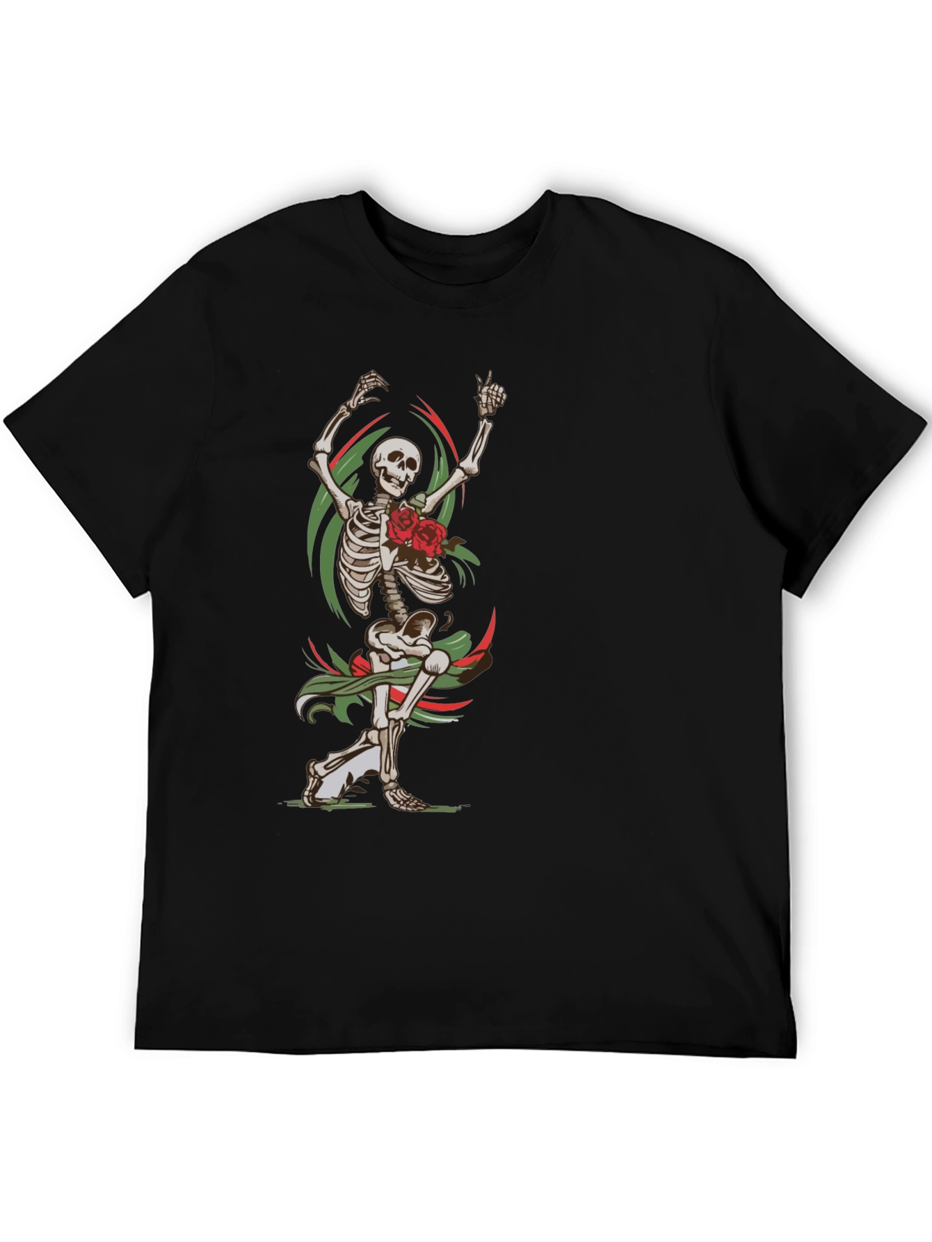 Skeleton Rose Graphic Tee - Rock Your Style
