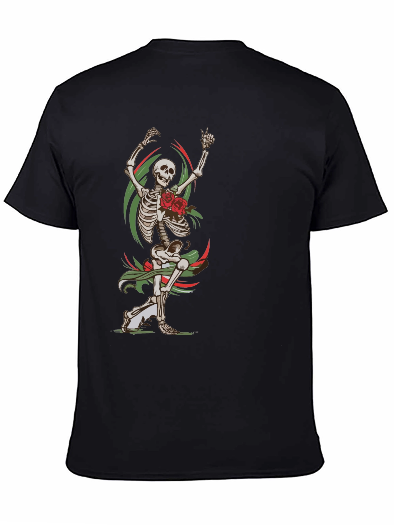 Skeleton Rose Graphic Tee - Rock Your Style