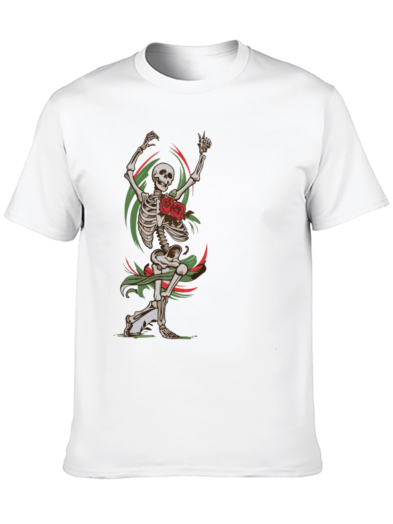 Skeleton Rose Graphic Tee - Rock Your Style