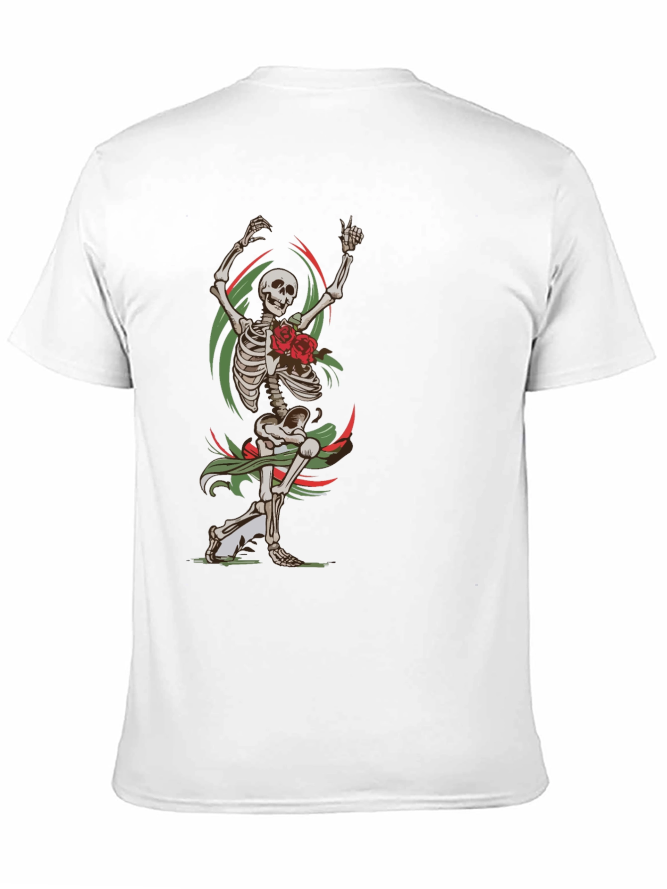 Skeleton Rose Graphic Tee - Rock Your Style