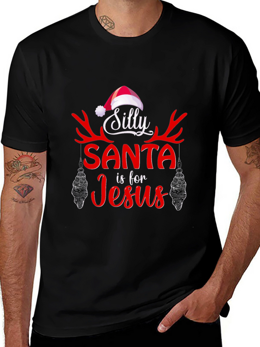 Silly Santa is for Jesus Graphic Tee