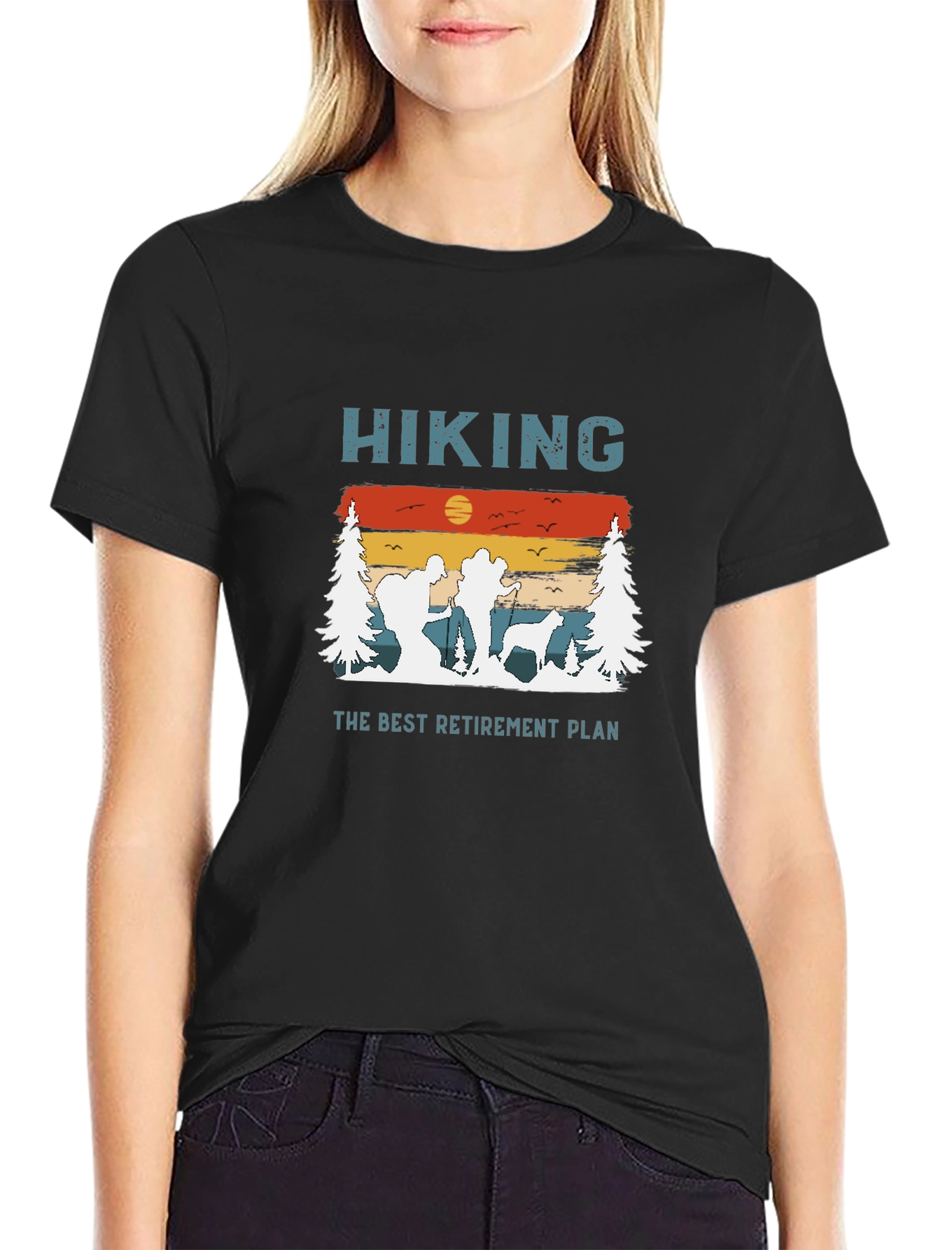 Hiking Retirement Plan Tee
