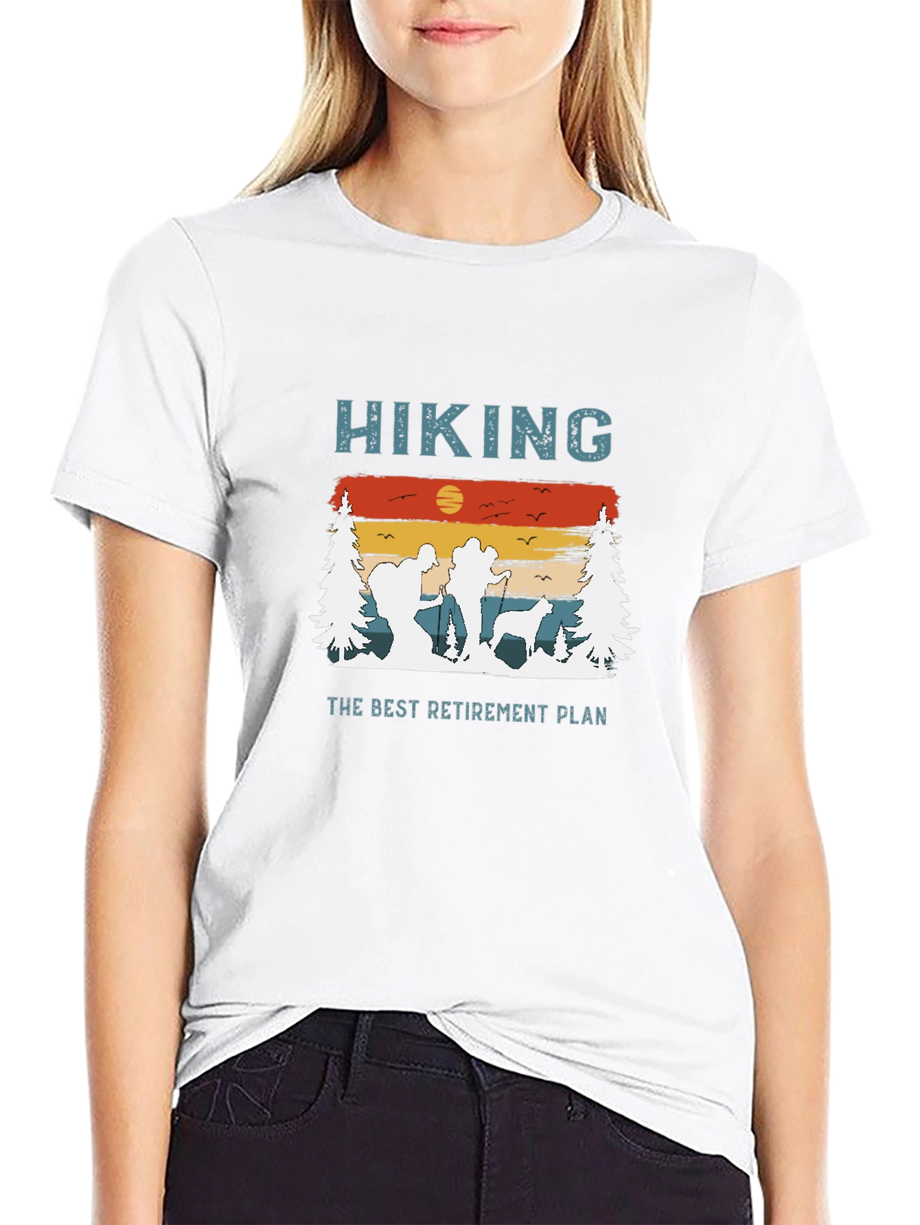 Hiking Retirement Plan Tee