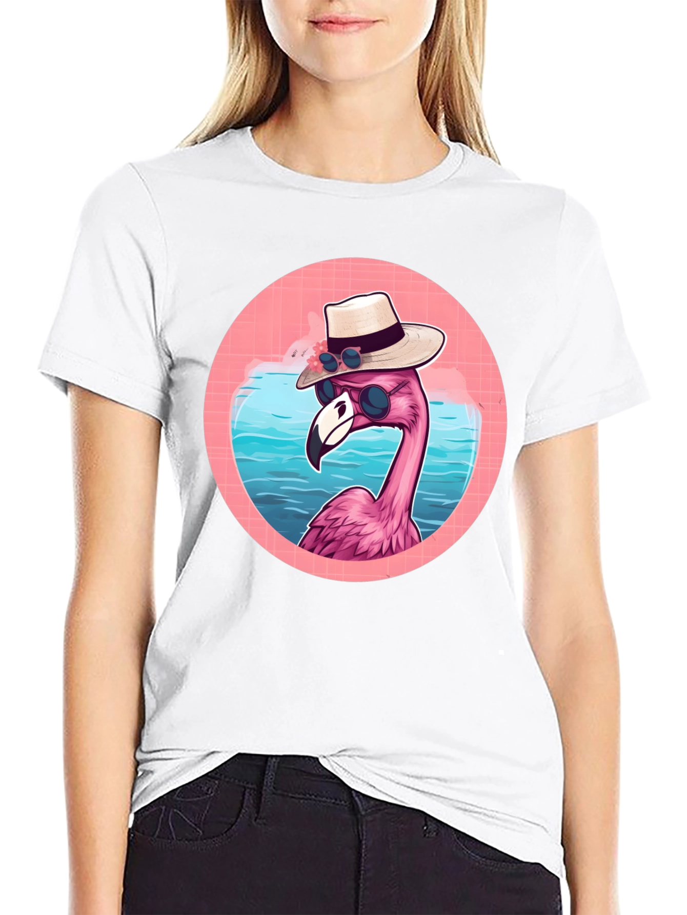 Cool Flamingo Graphic Tee
