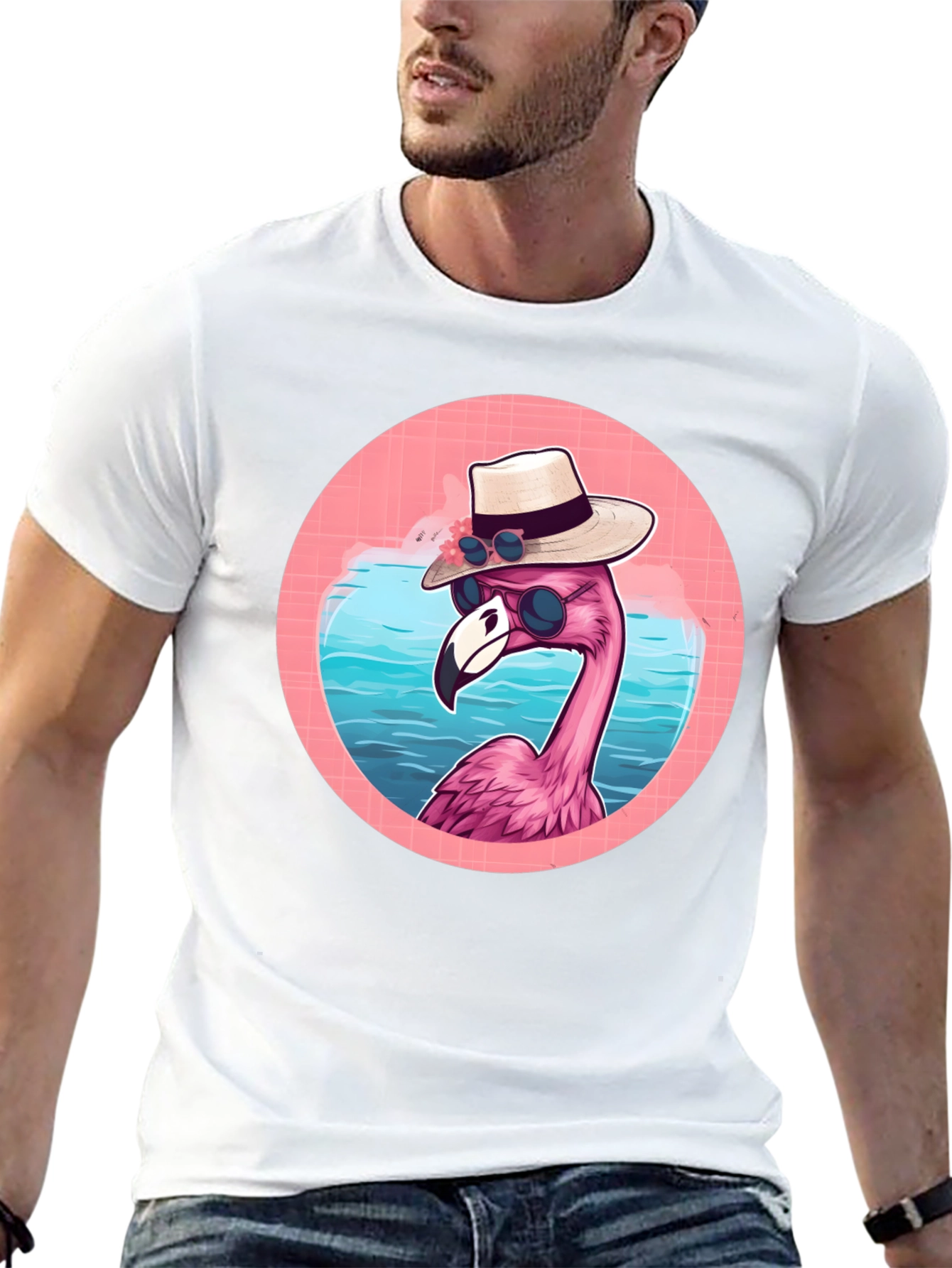 Cool Flamingo Graphic Tee
