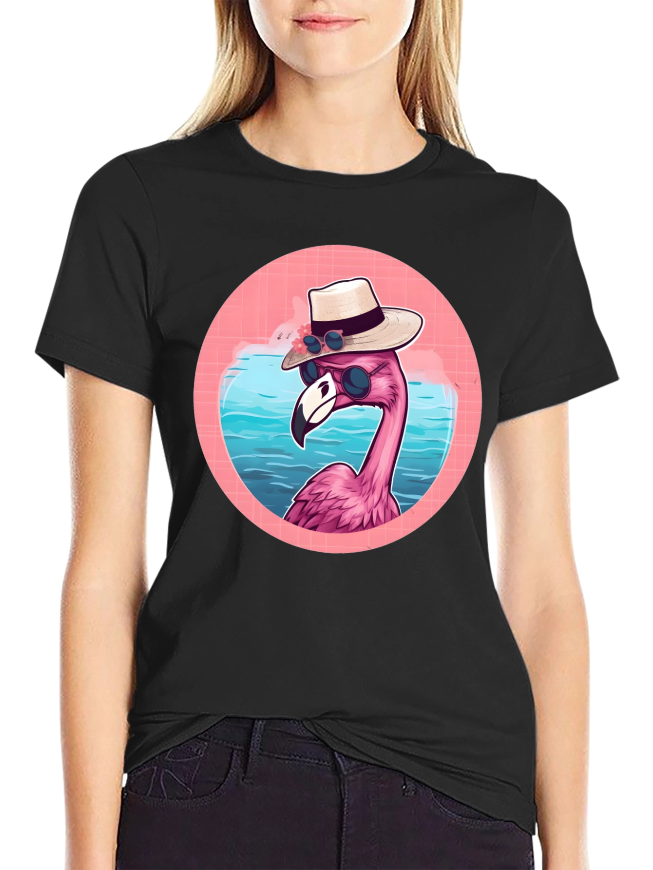 Cool Flamingo Graphic Tee