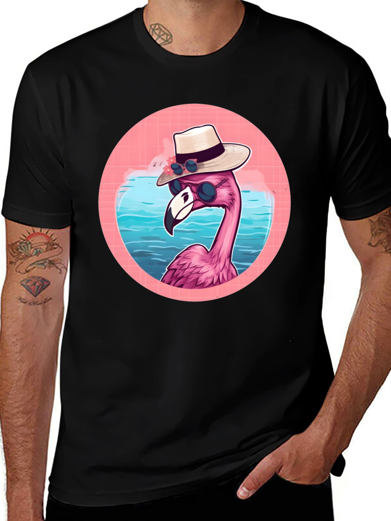 Cool Flamingo Graphic Tee