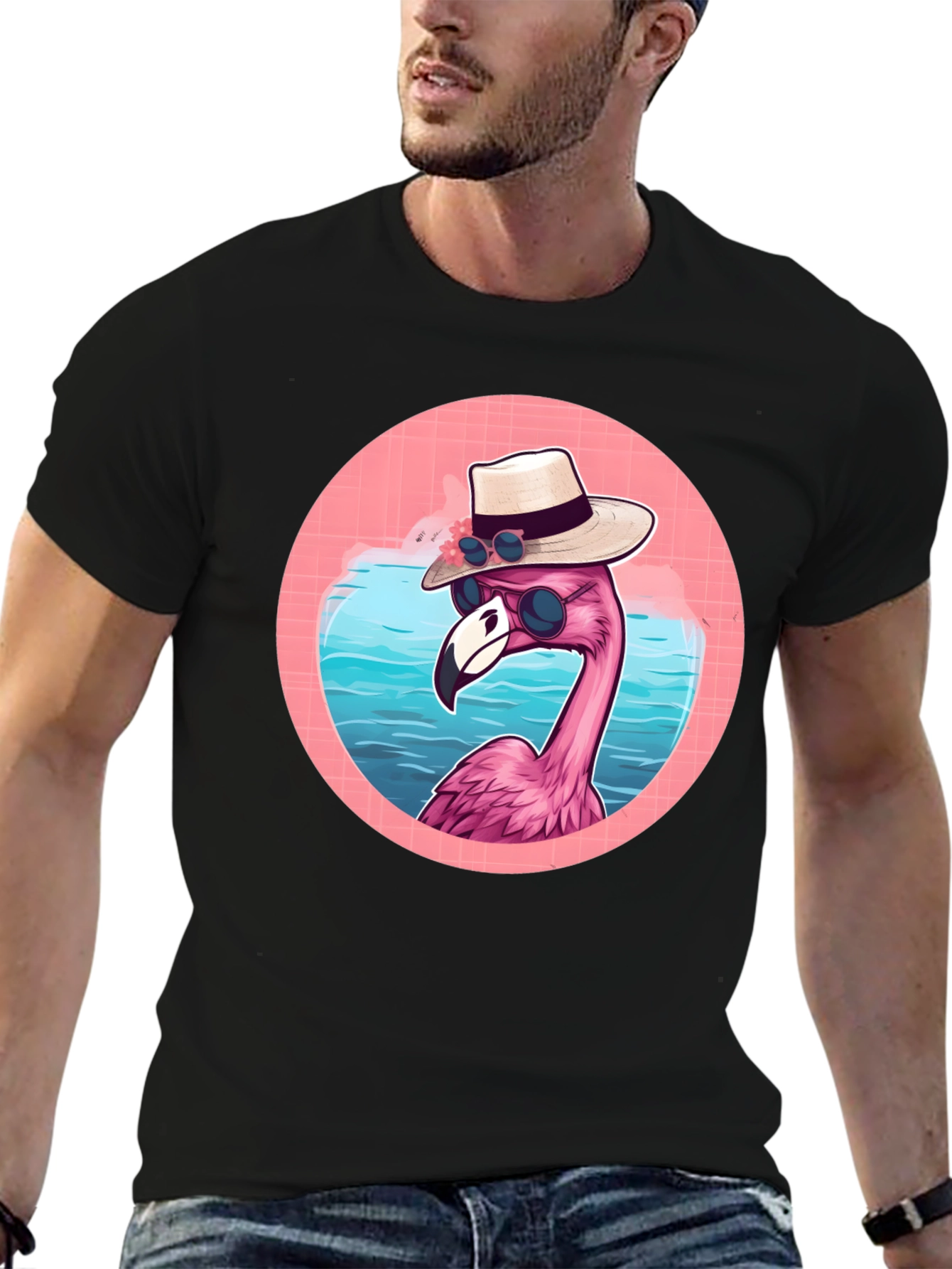 Cool Flamingo Graphic Tee
