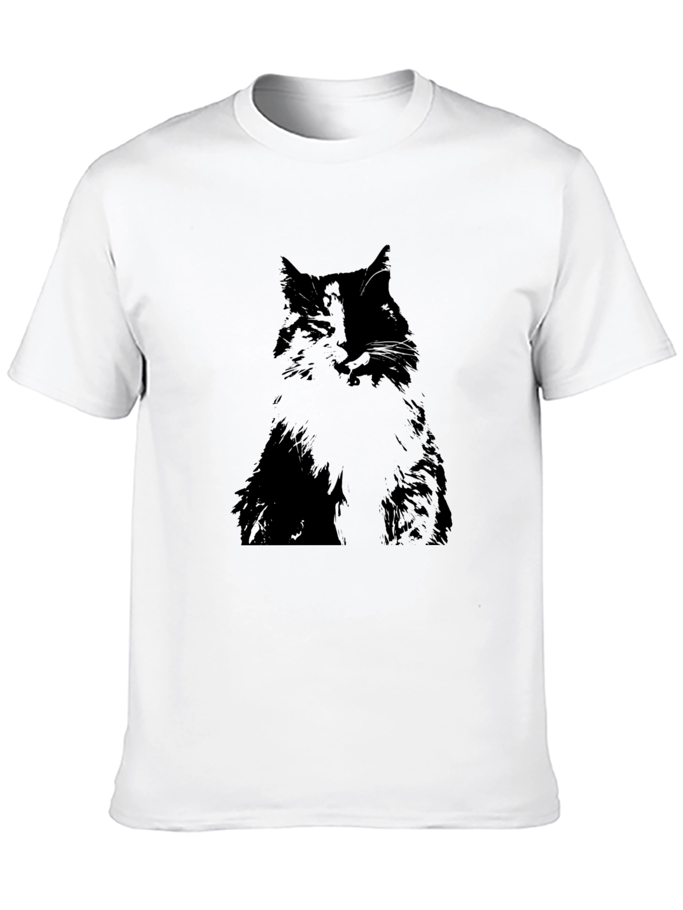 Black Cat Graphic Tee - Stylish & Comfortable