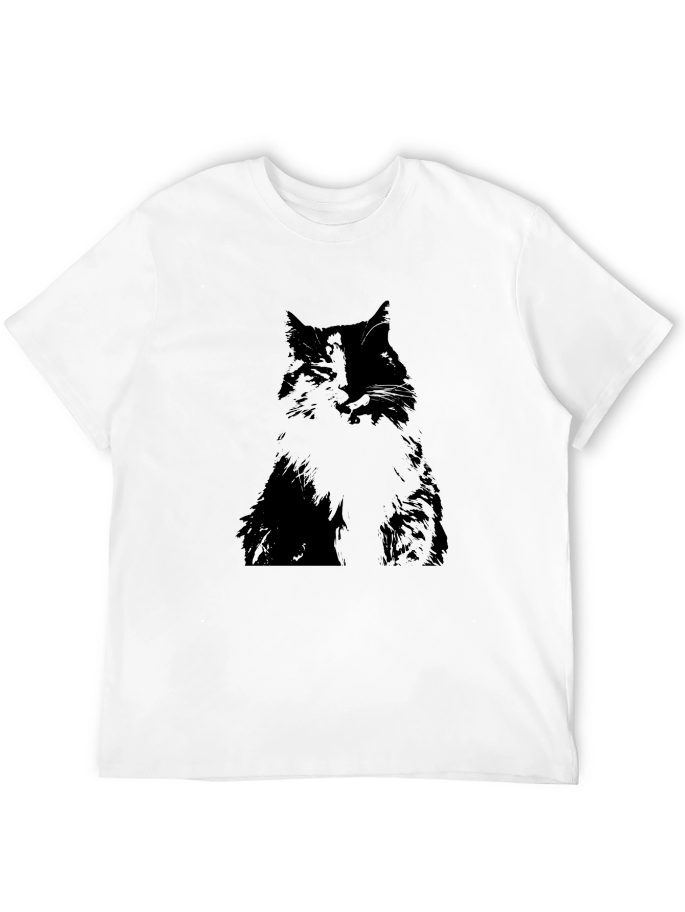 Black Cat Graphic Tee - Stylish & Comfortable