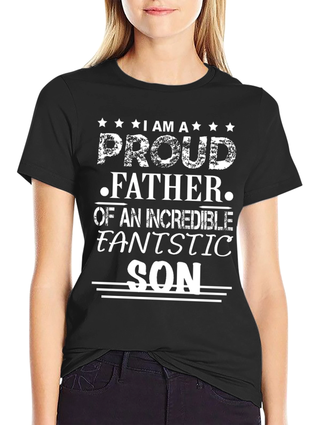 Proud Father Fantastic Son T-Shirt