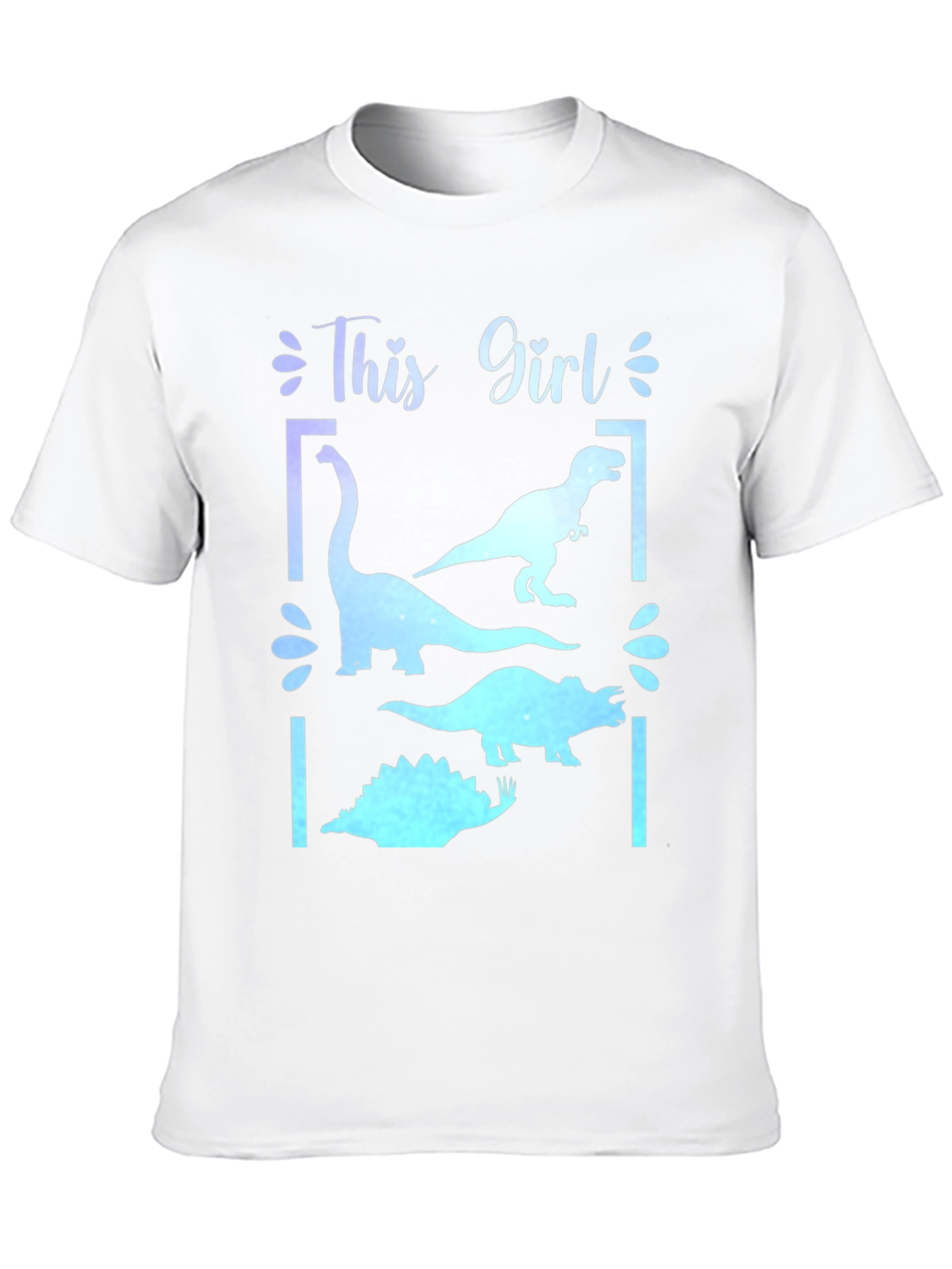 Dinosaur Girl T-Shirt - Black