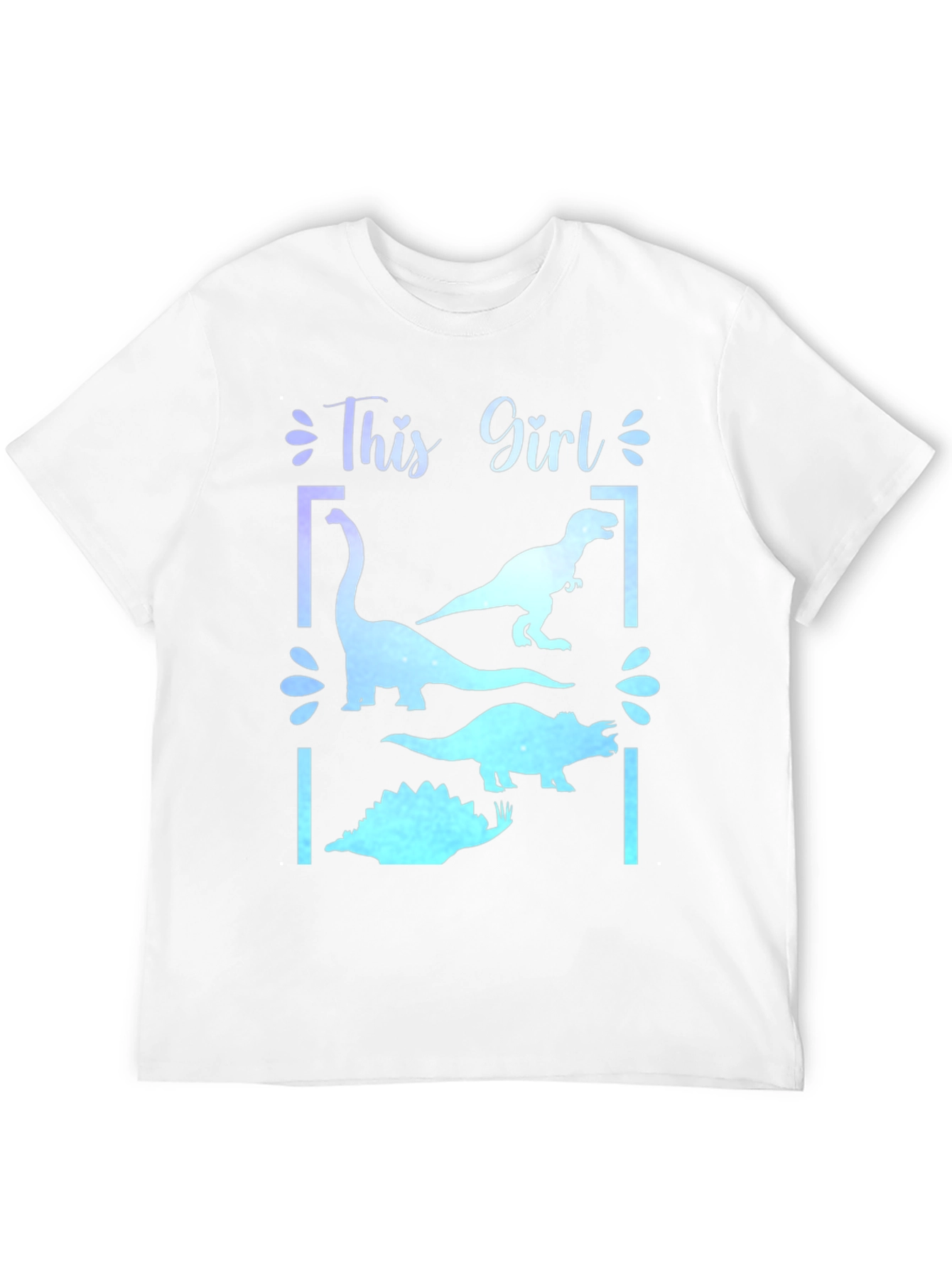 Dinosaur Girl T-Shirt - Black