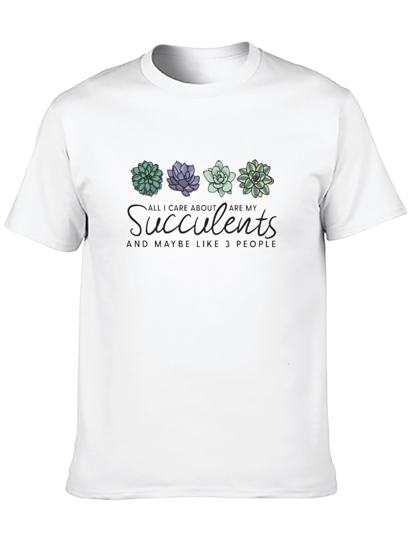 Succulent Lover T-Shirt - Plant Lady Apparel