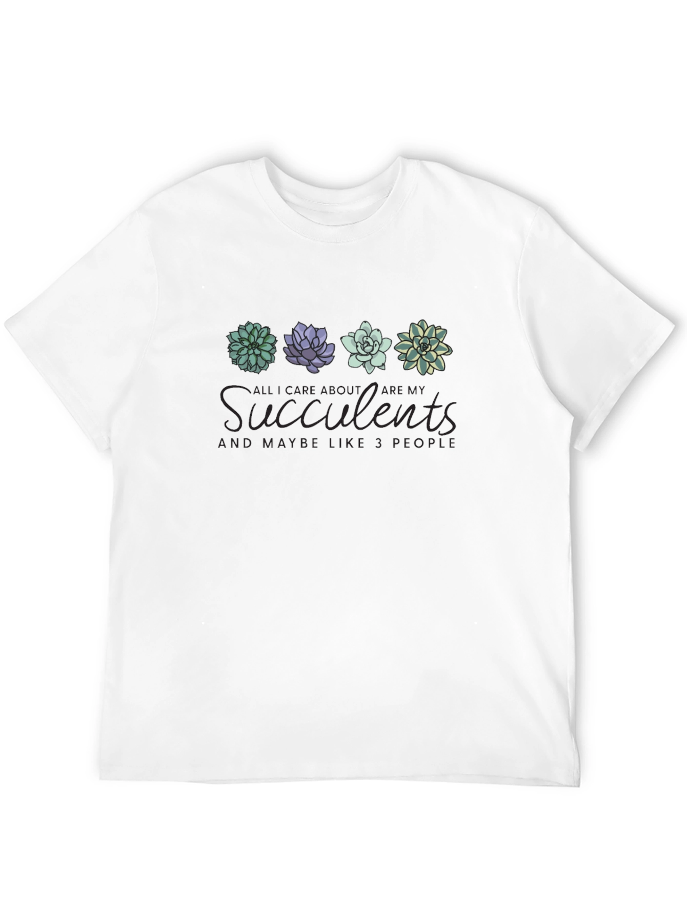 Succulent Lover T-Shirt - Plant Lady Apparel