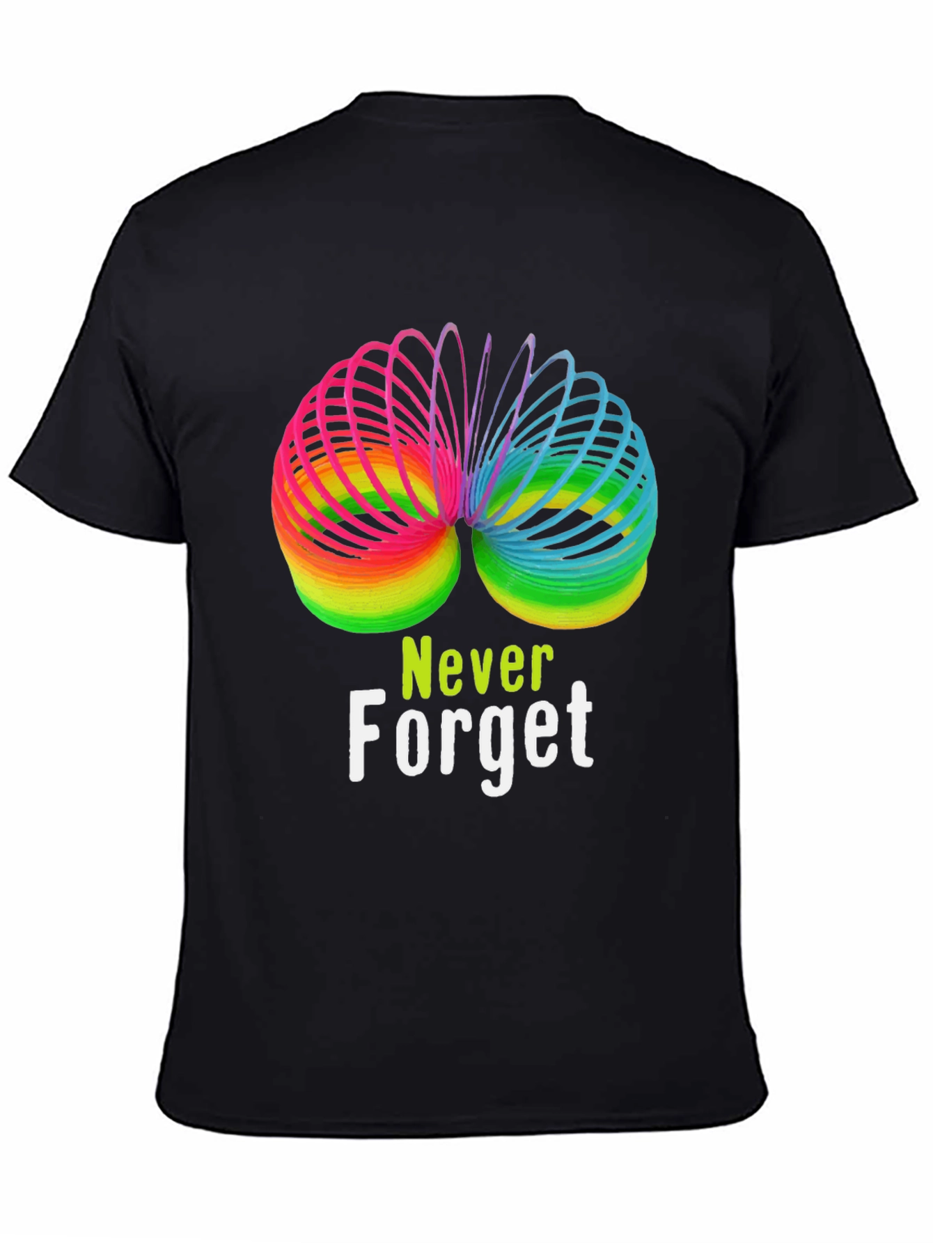 Rainbow Slinky Never Forget T-Shirt