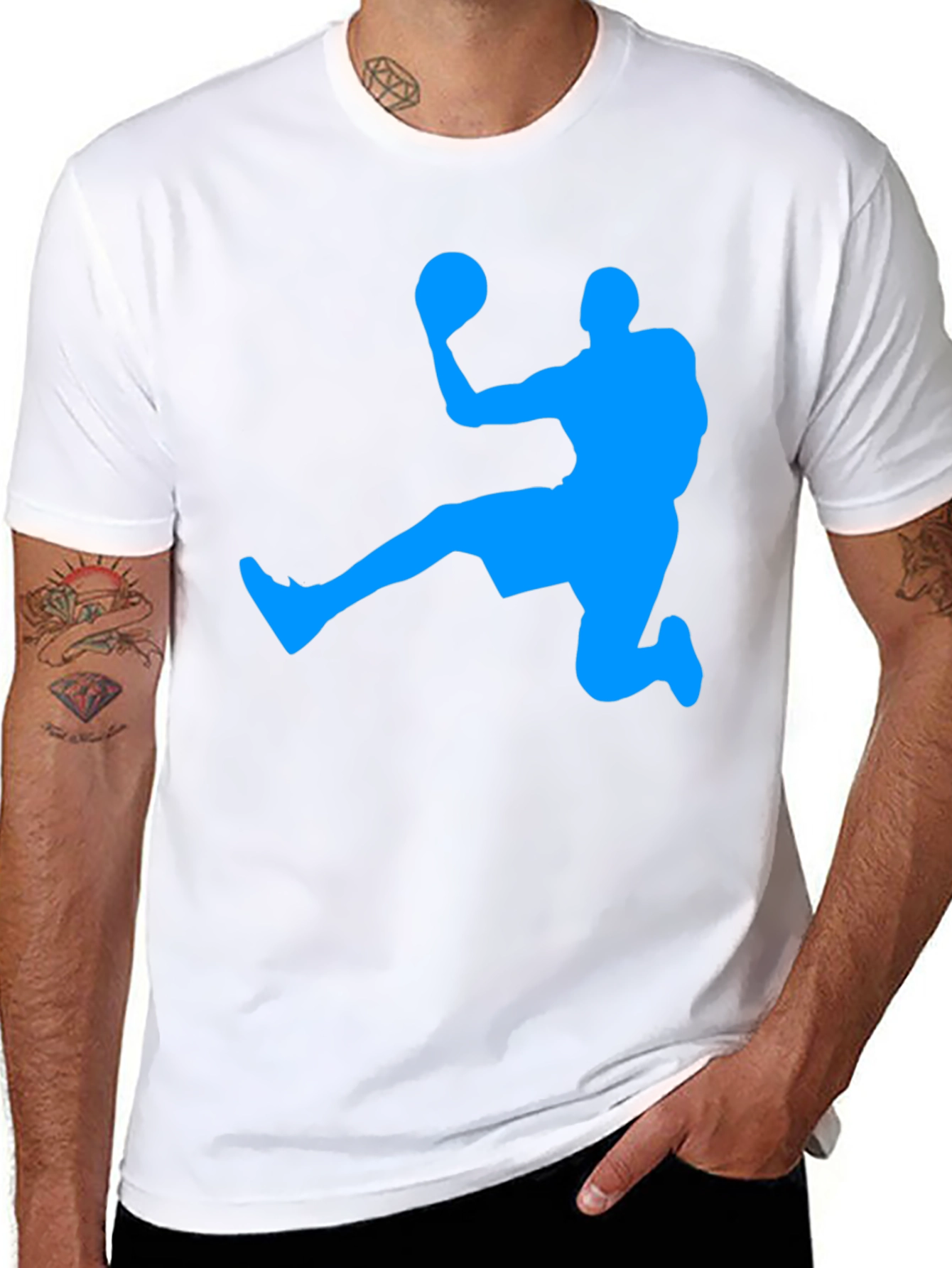 Basketball Player Graphic T-Shirt