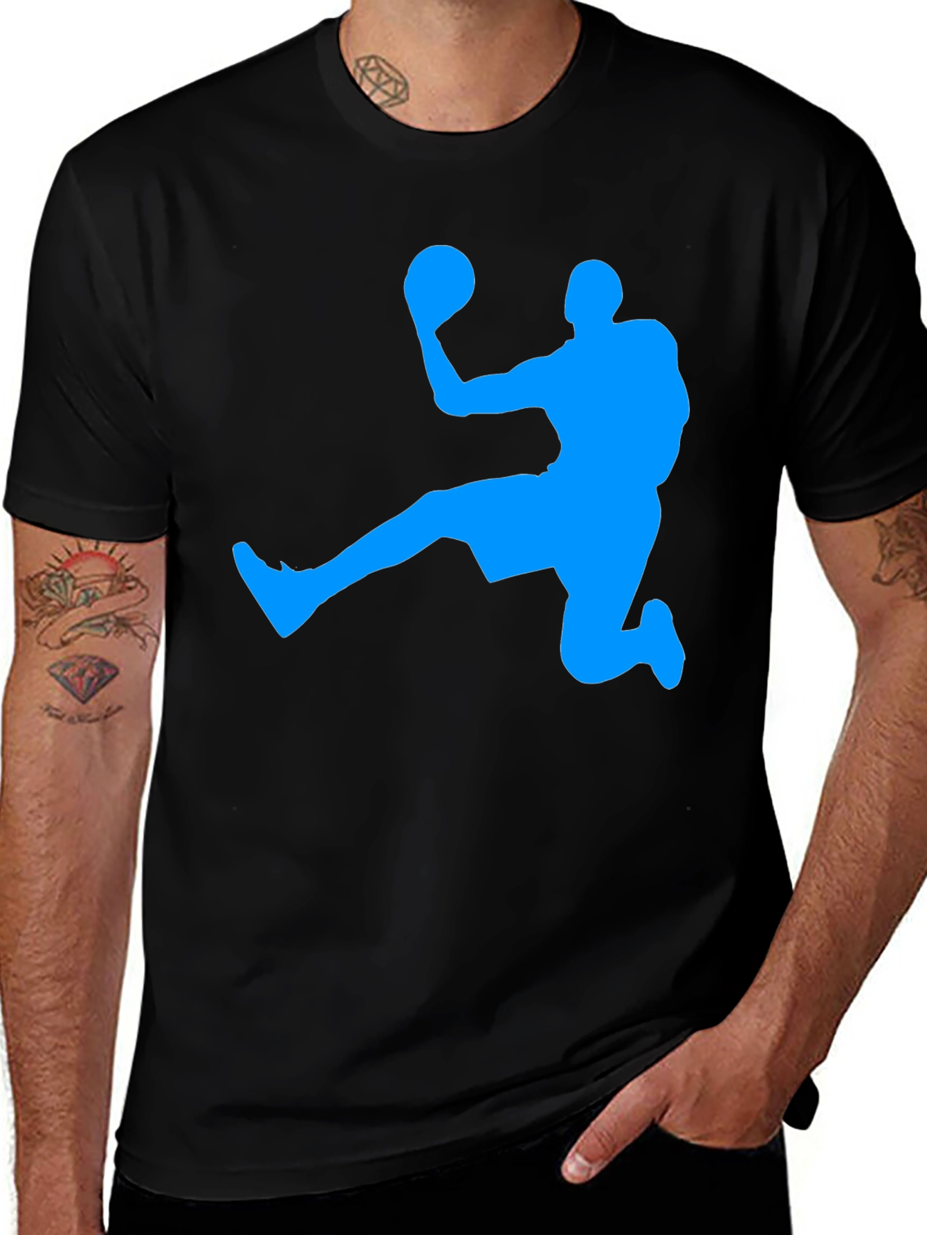 Basketball Player Graphic T-Shirt