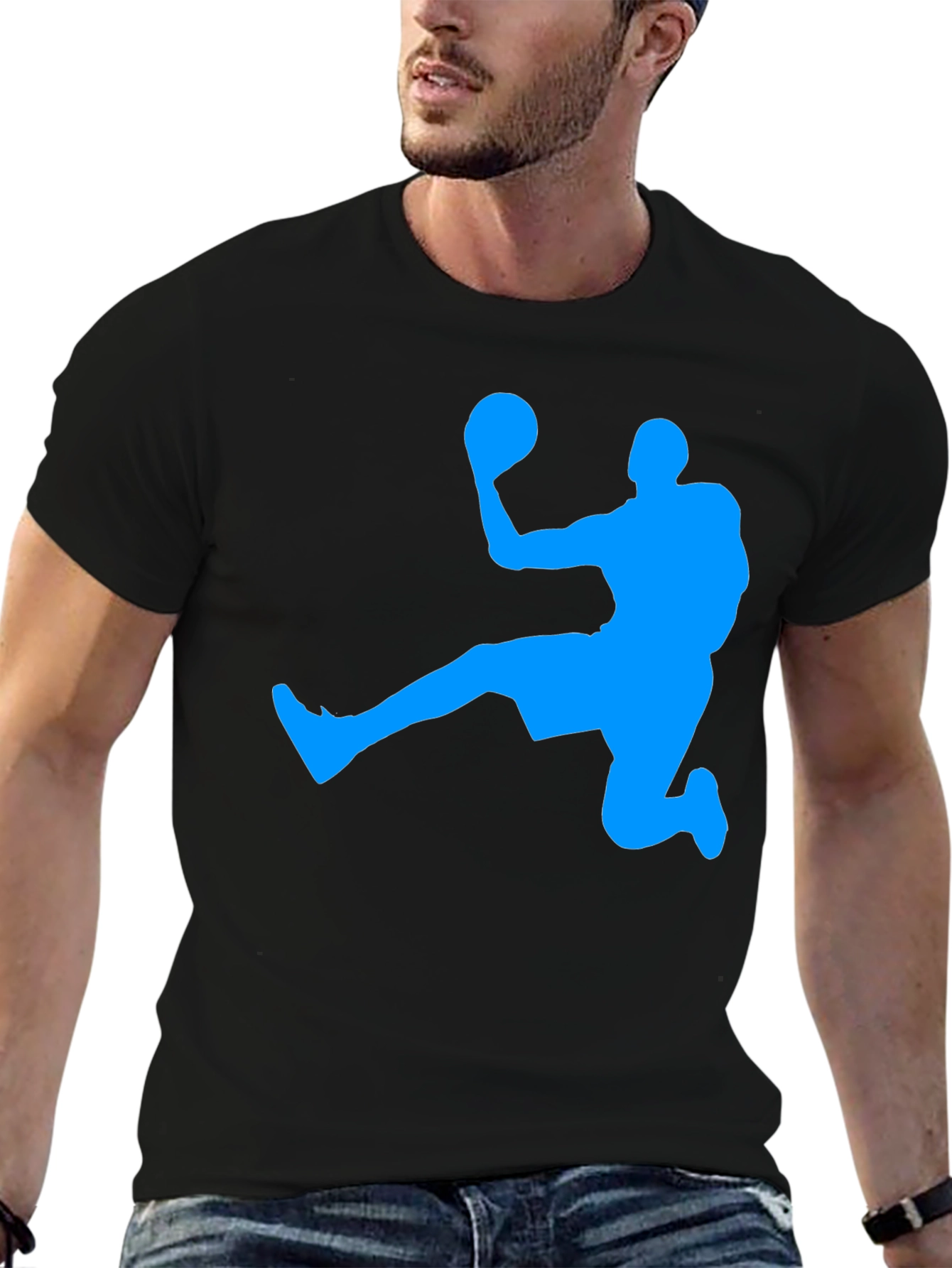 Basketball Player Graphic T-Shirt