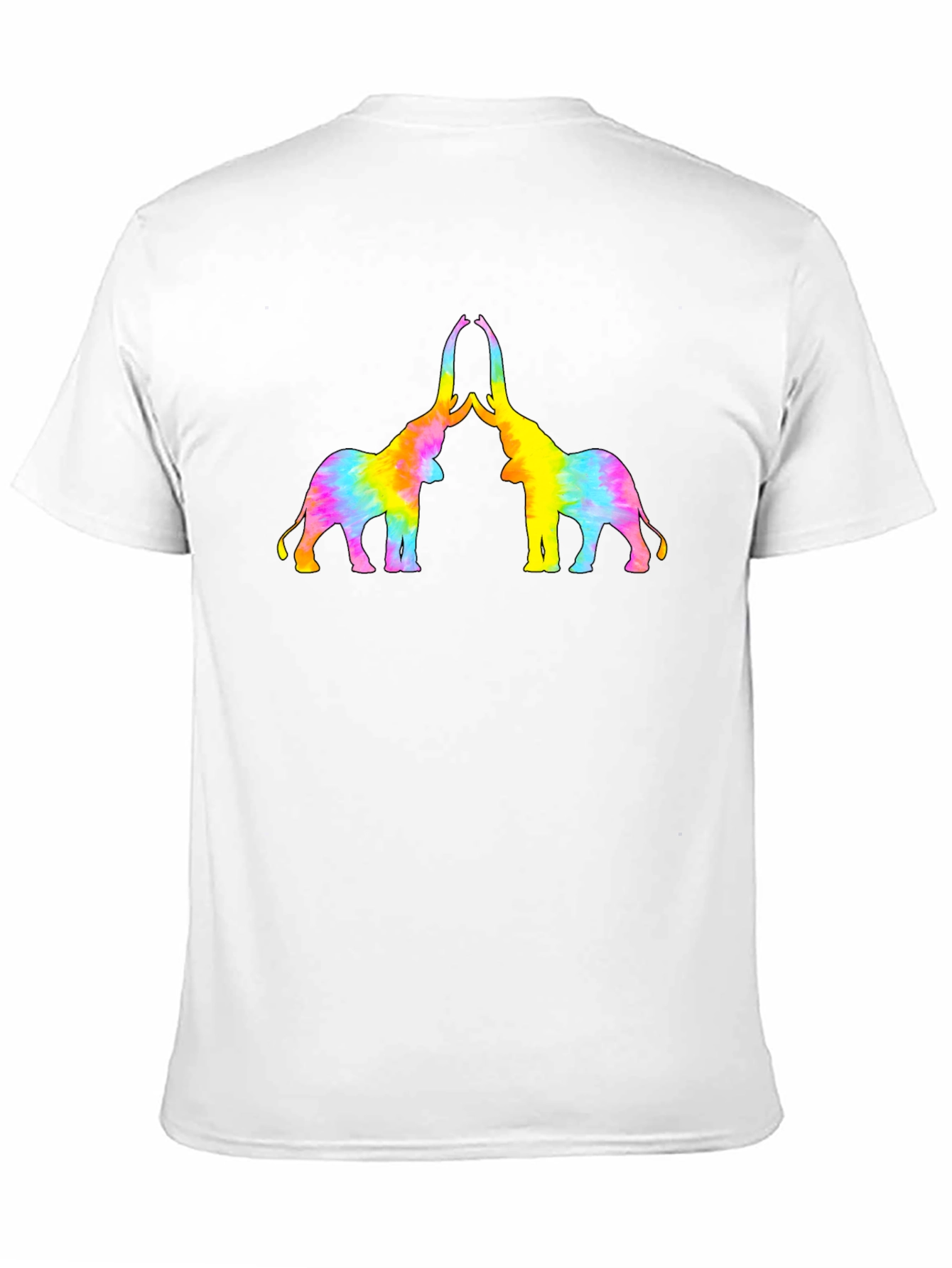 Tie-Dye Elephant Graphic T-Shirt