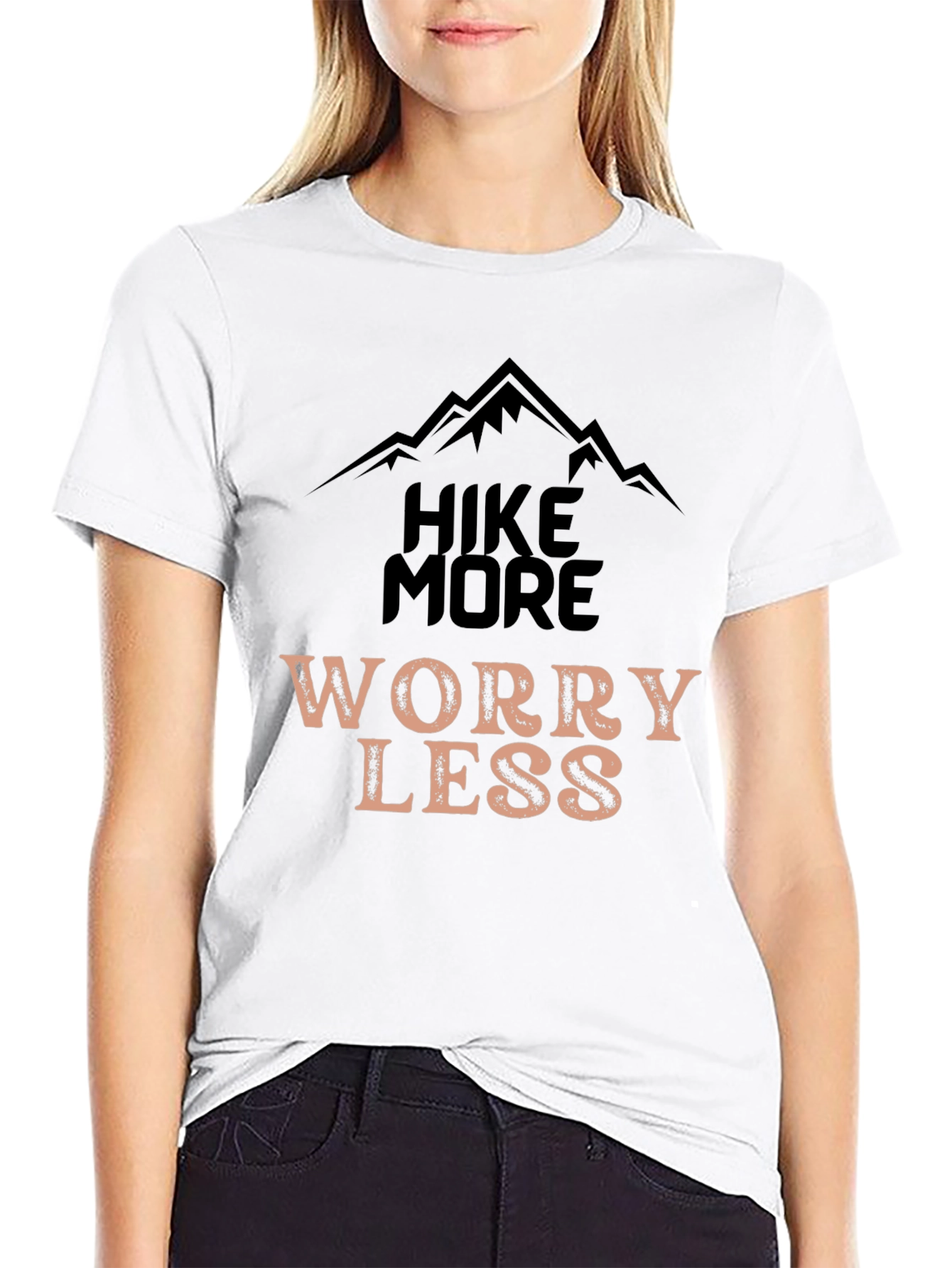 Hike More Worry Less Graphic Tee