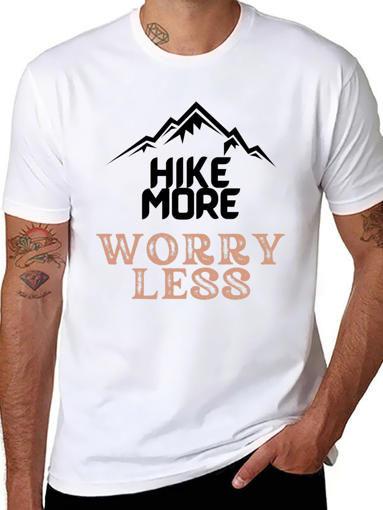 Hike More Worry Less Graphic Tee