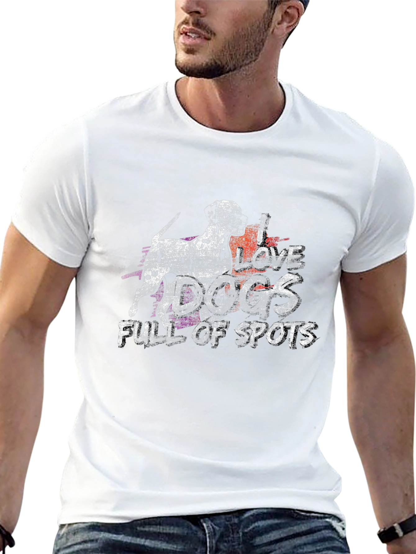 I Love Dogs Full of Spots T-Shirt